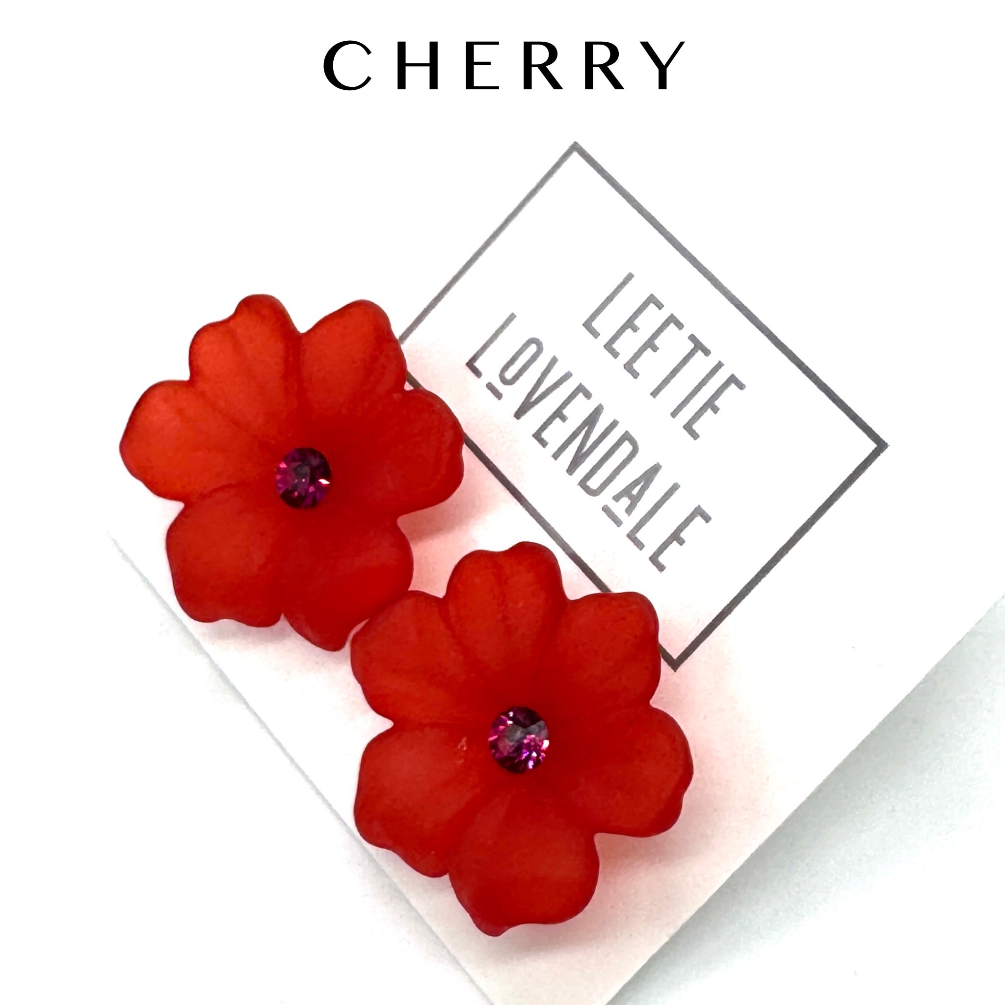 Jumbo Crystal Bloom Stud Earrings