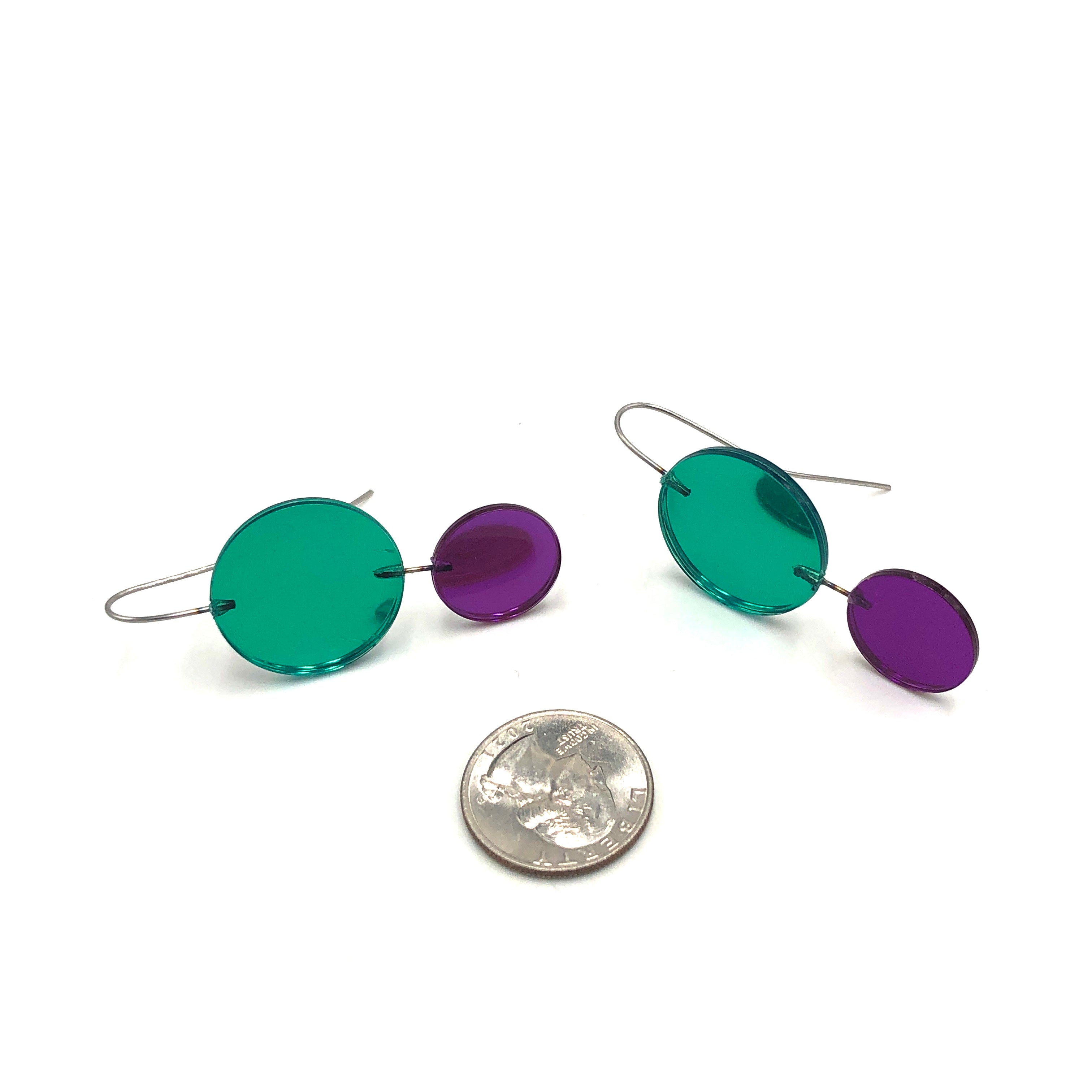 CandyLand Mirror 2-Drop Earrings