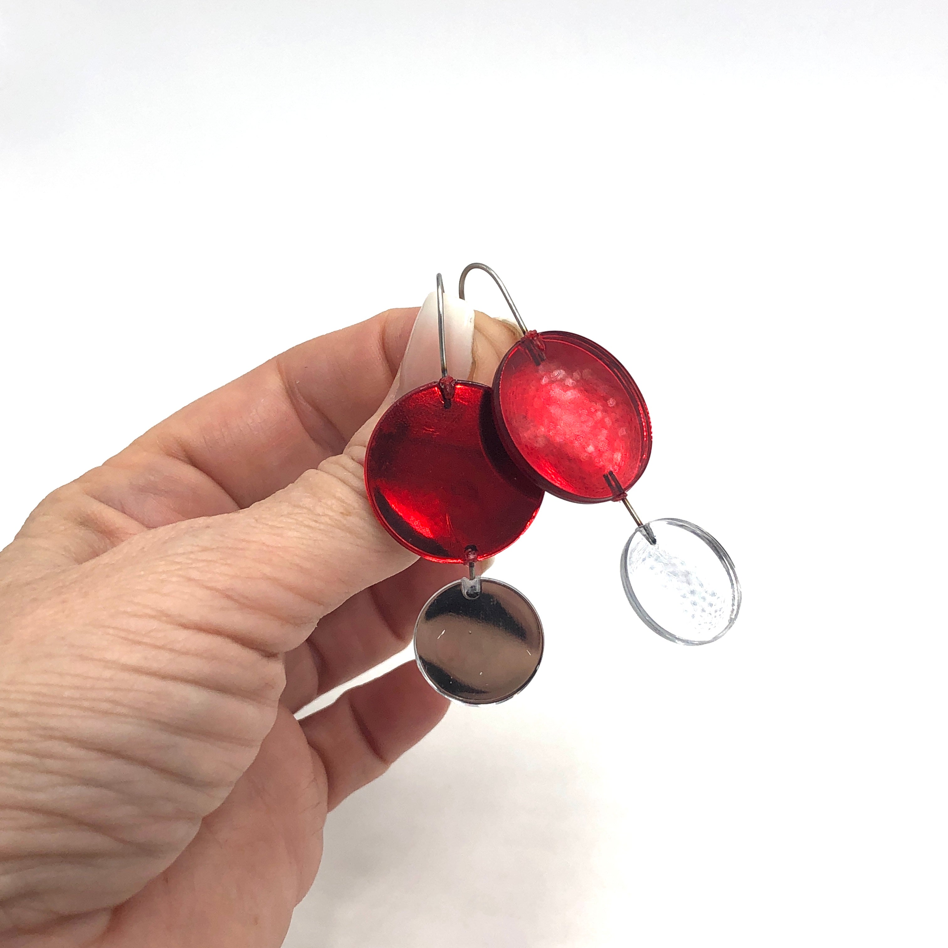 CandyLand Mirror 2-Drop Earrings