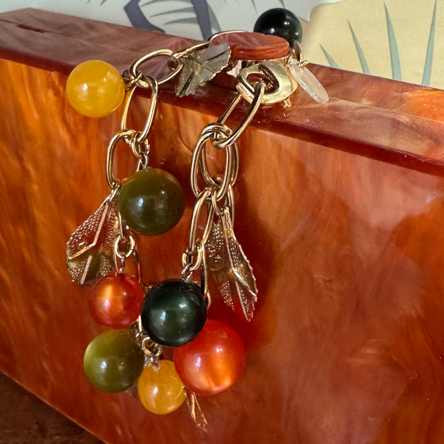 Autumn Moonglow Charm Bracelet