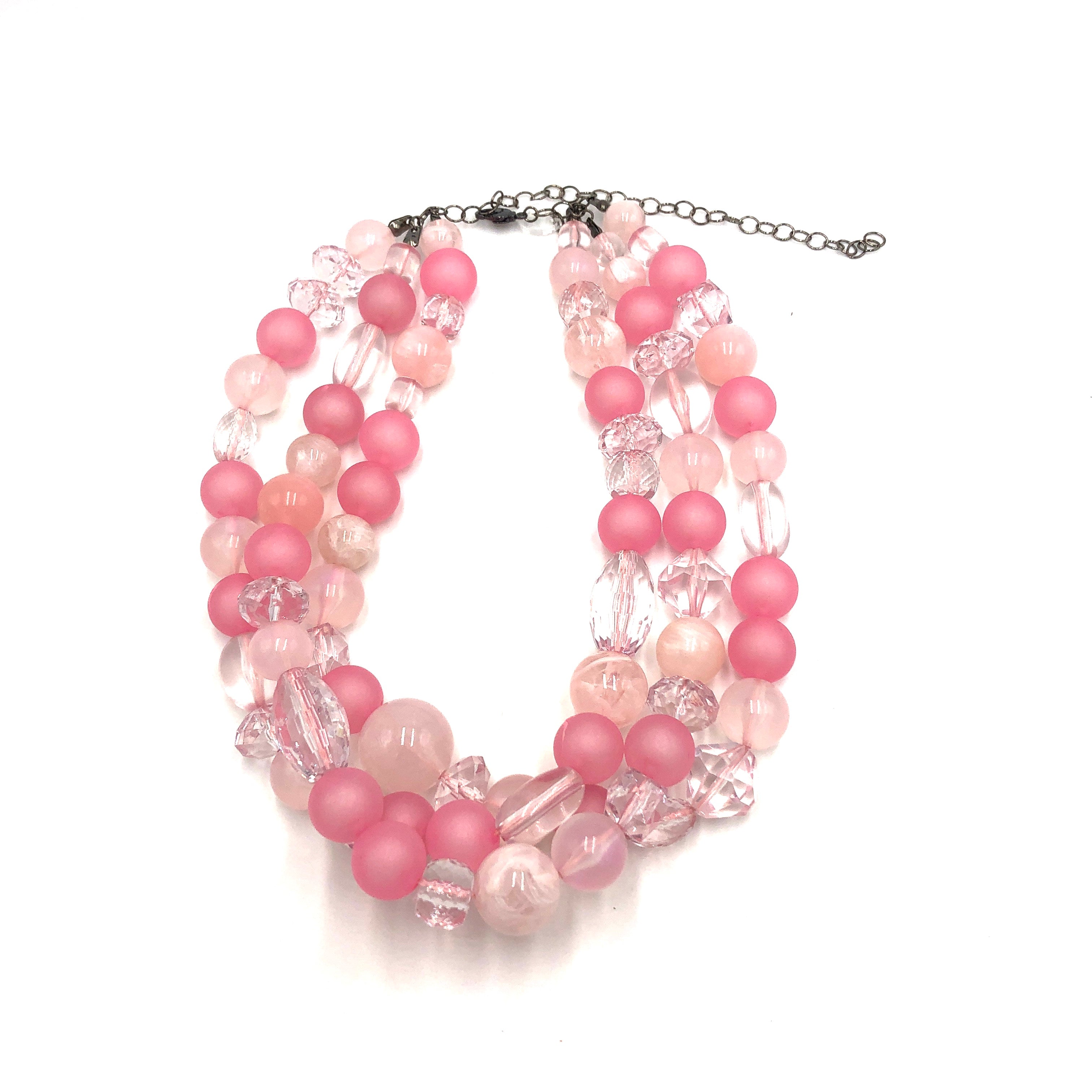 Cotton Candy Pink Morgan Necklace *