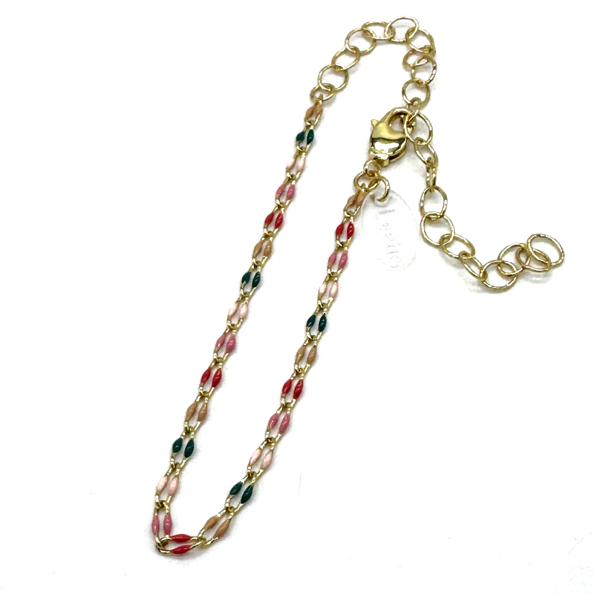 Let’s Mingle Enamel Chain Necklace - 3 colors!