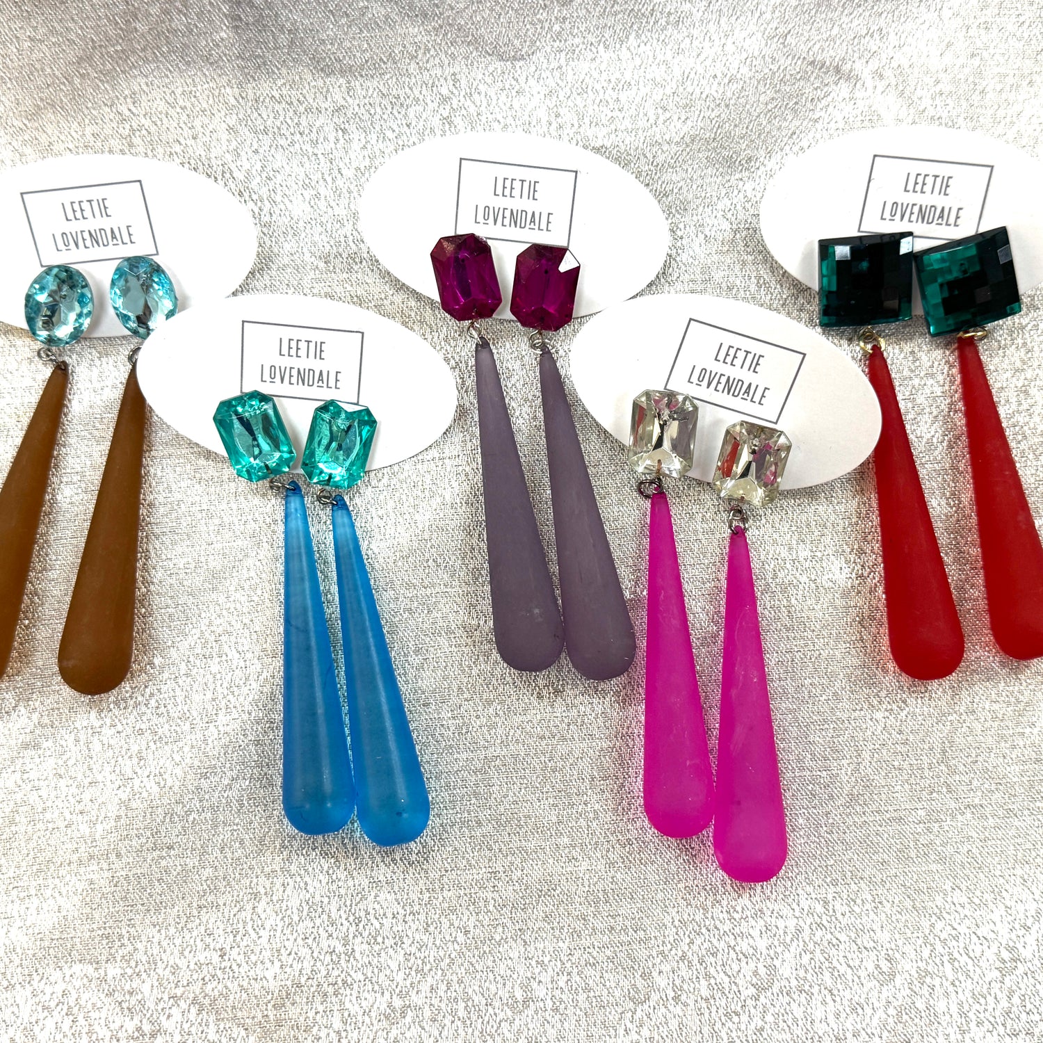 Shine On Statement Teardrop Earrings