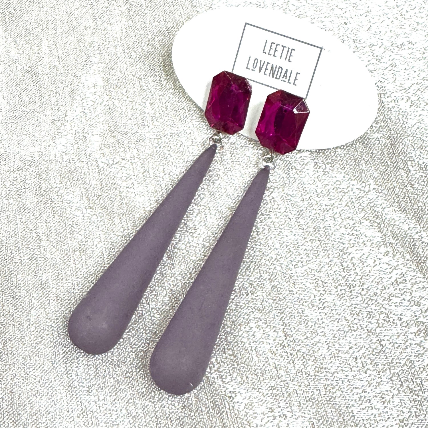 Shine On Statement Teardrop Earrings