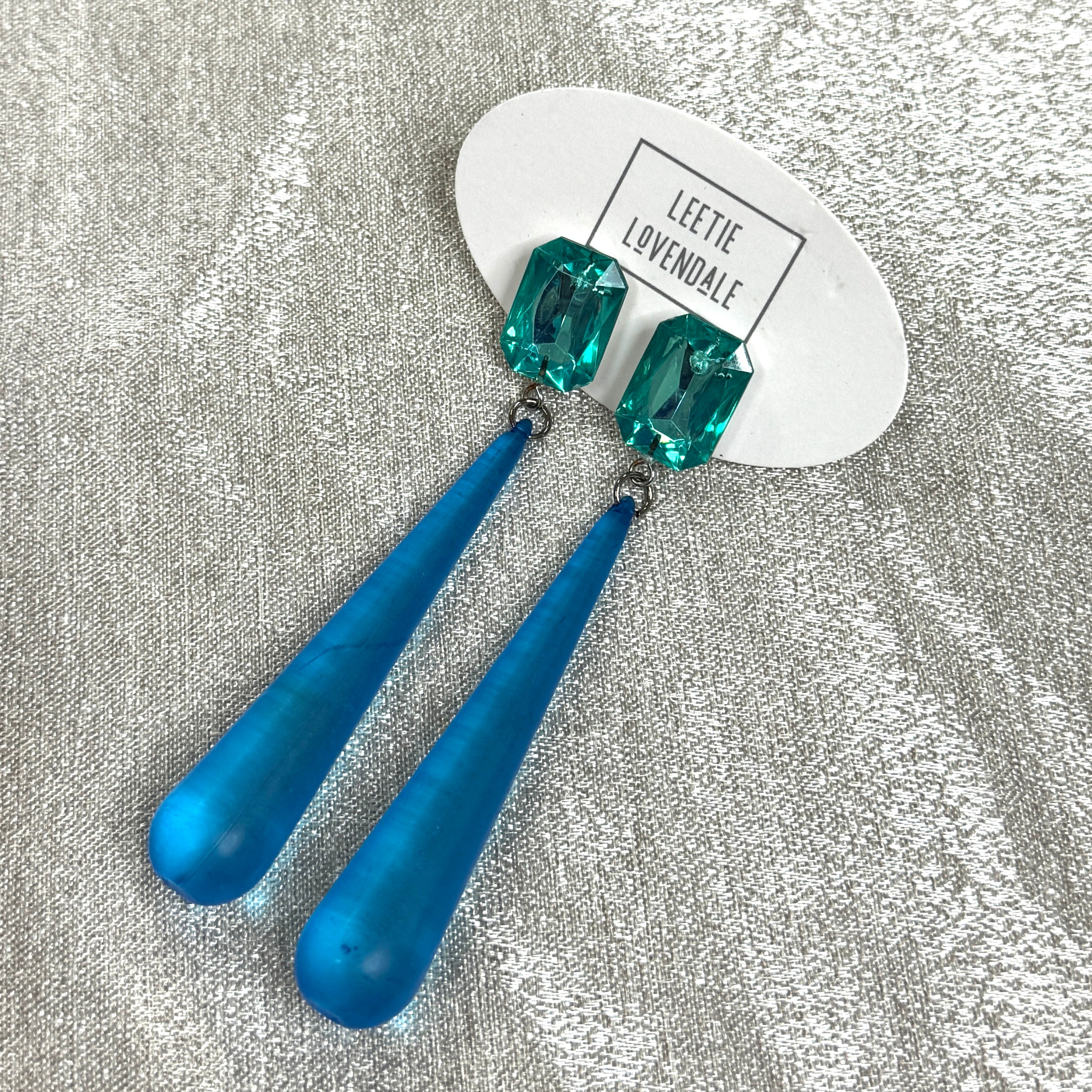 Shine On Statement Teardrop Earrings