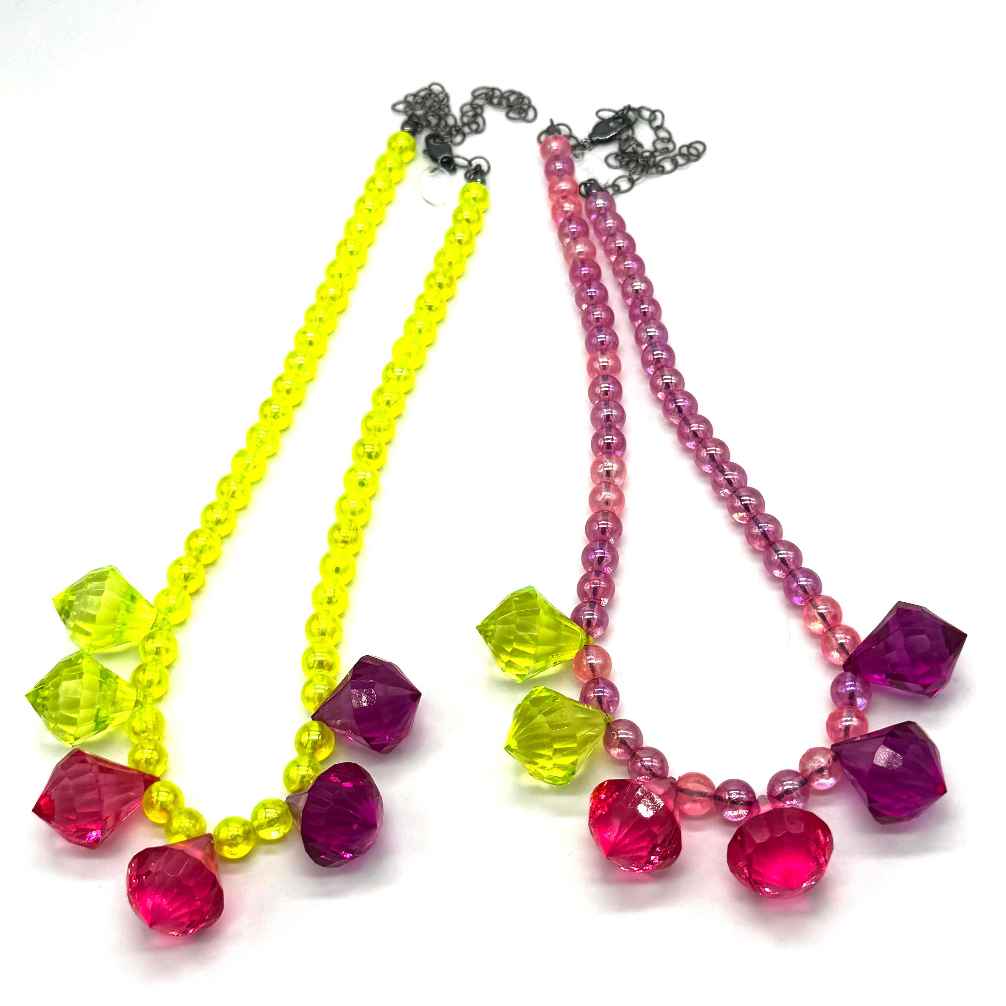 Neon Brio Chunk Marco Necklace