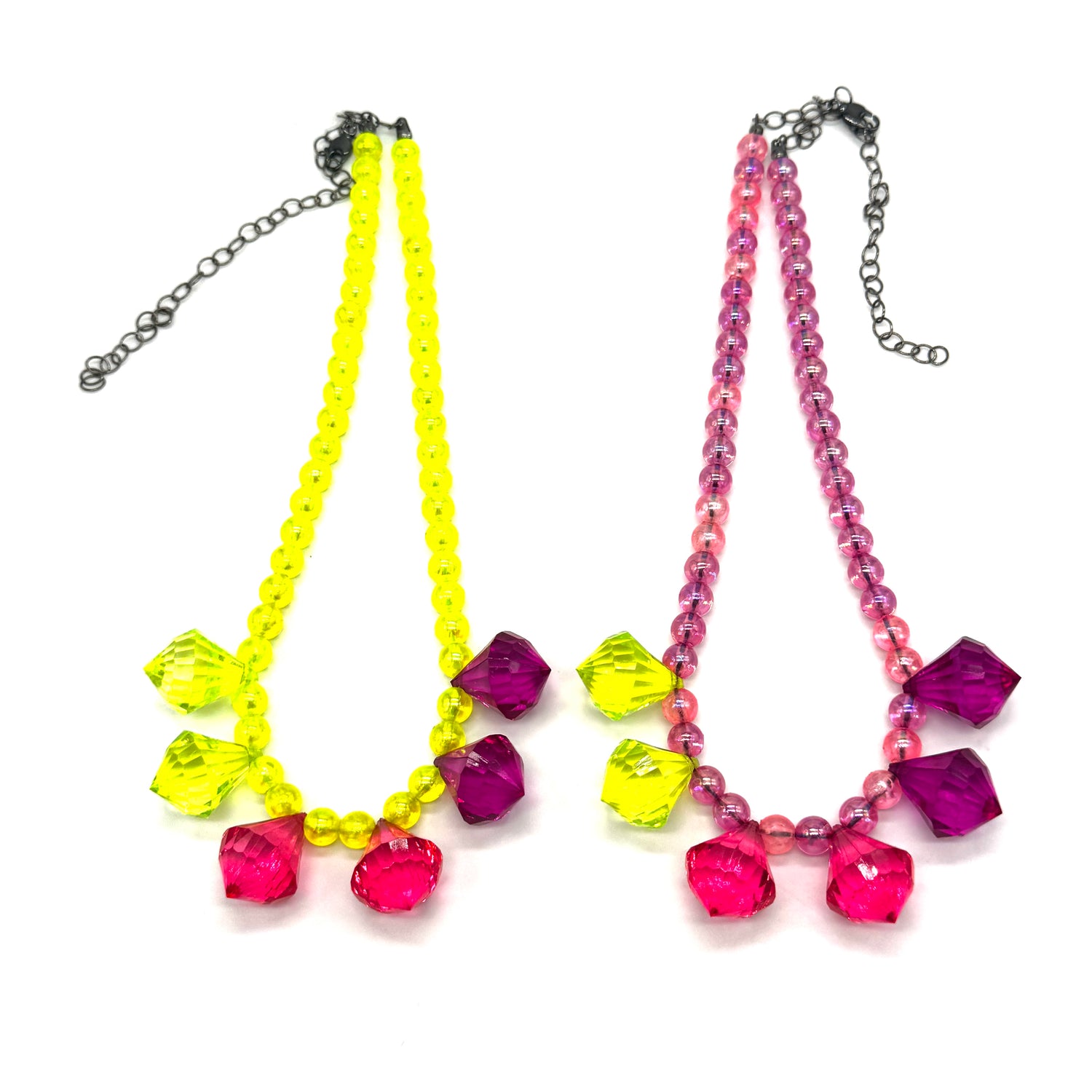 Neon Brio Chunk Marco Necklace