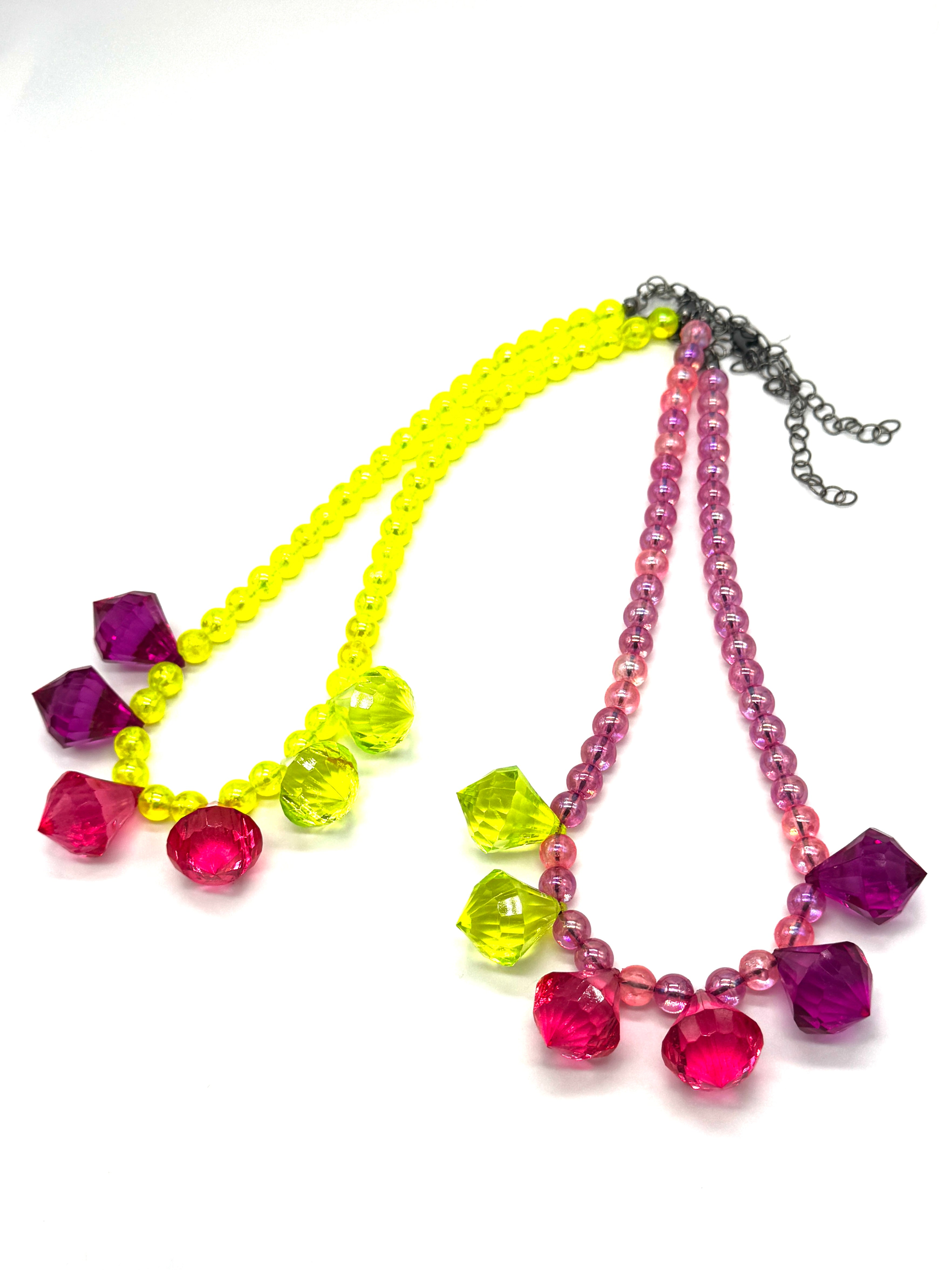 Neon Brio Chunk Marco Necklace