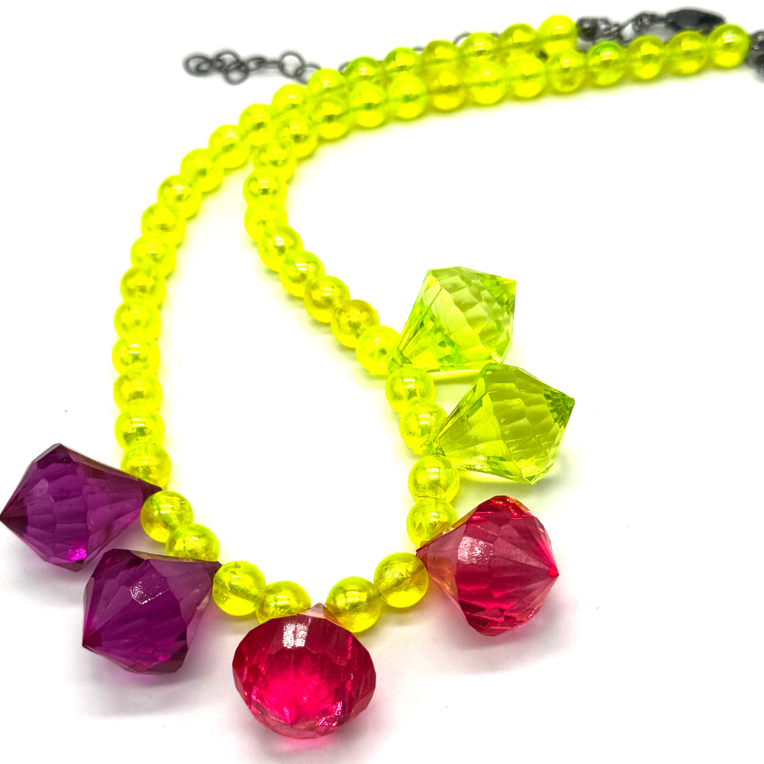 Neon Brio Chunk Marco Necklace