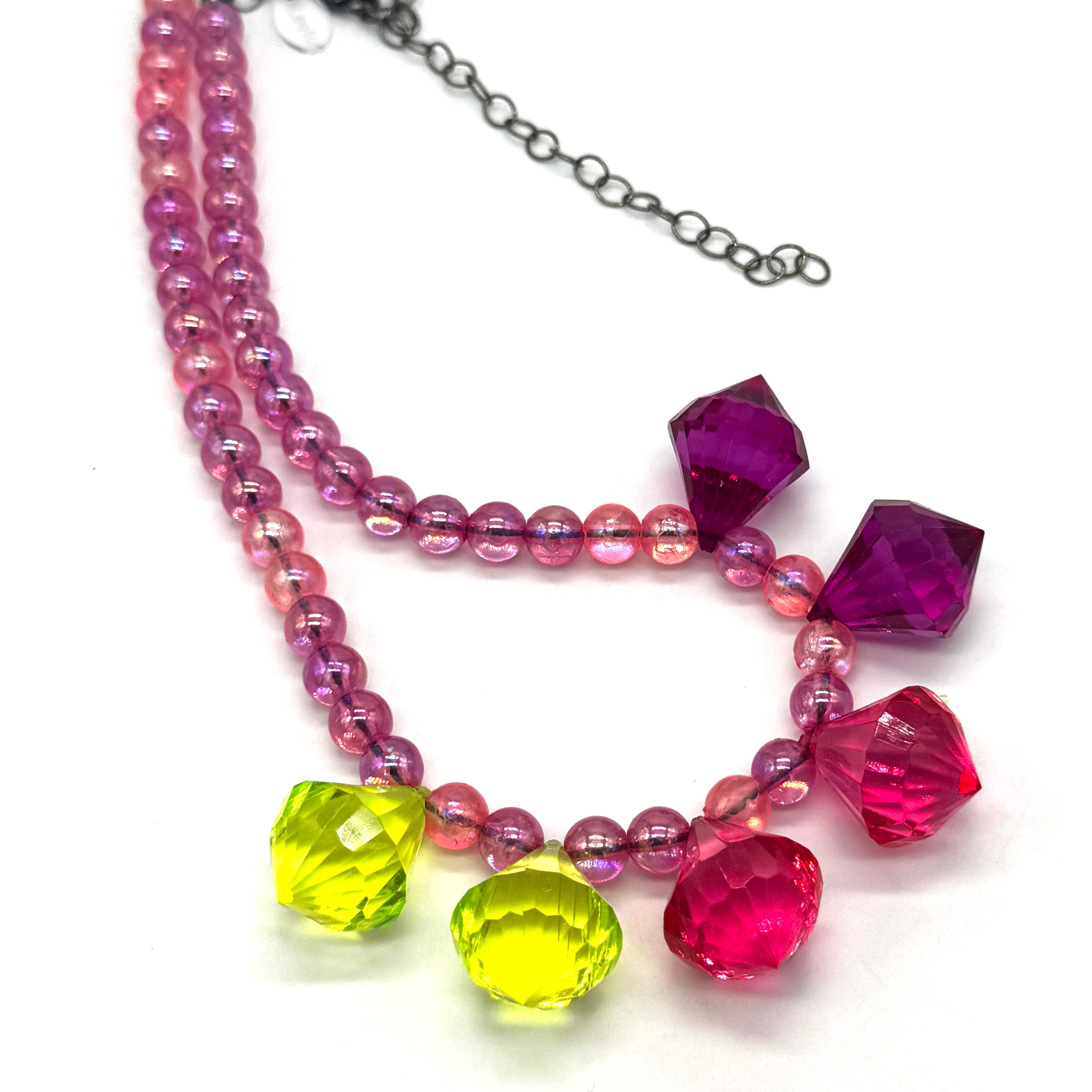 Neon Brio Chunk Marco Necklace