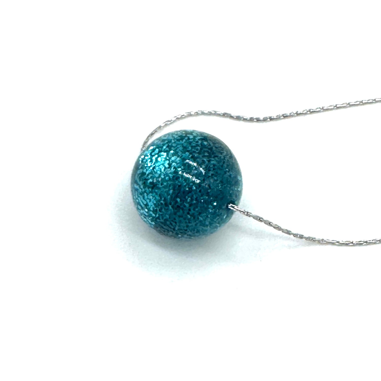 Glitter Ball Slide Necklace