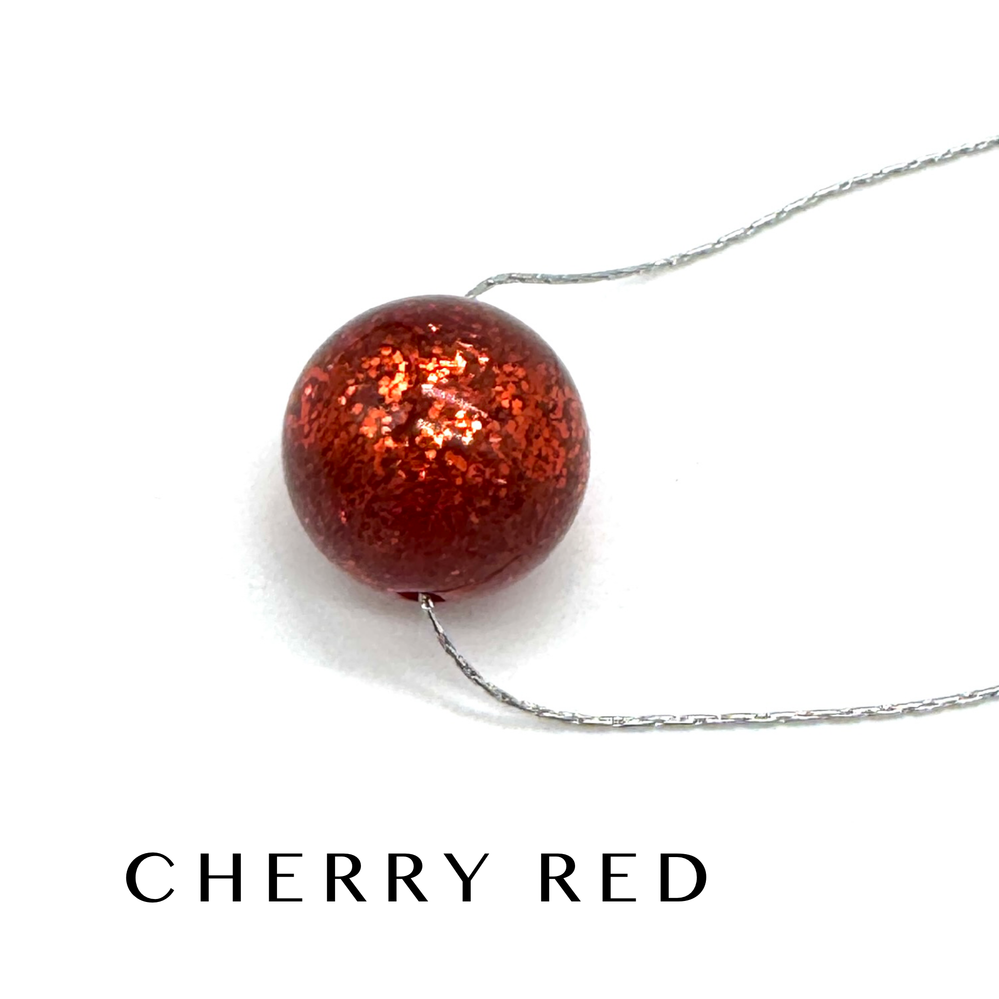 Glitter Ball Slide Necklace