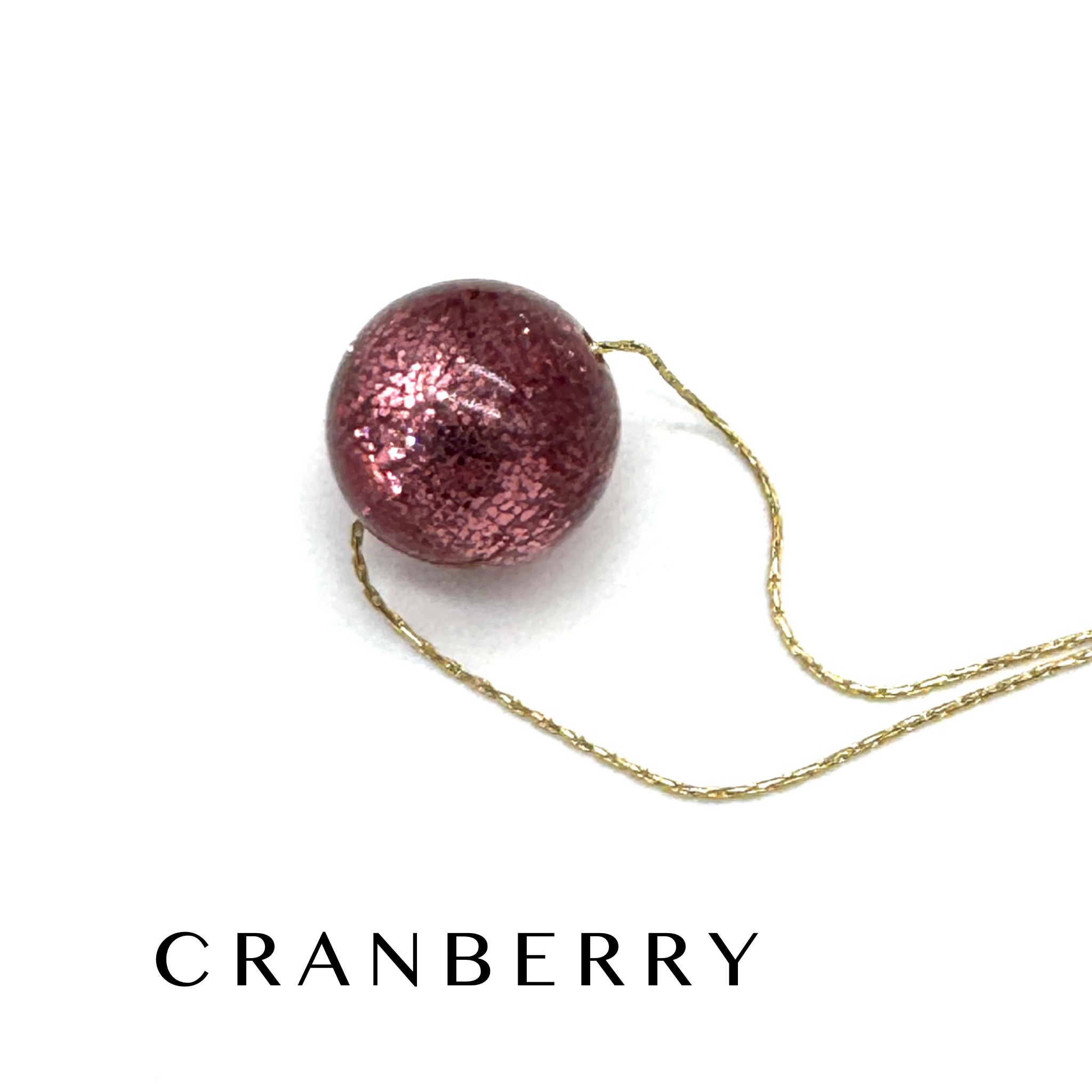 Glitter Ball Slide Necklace