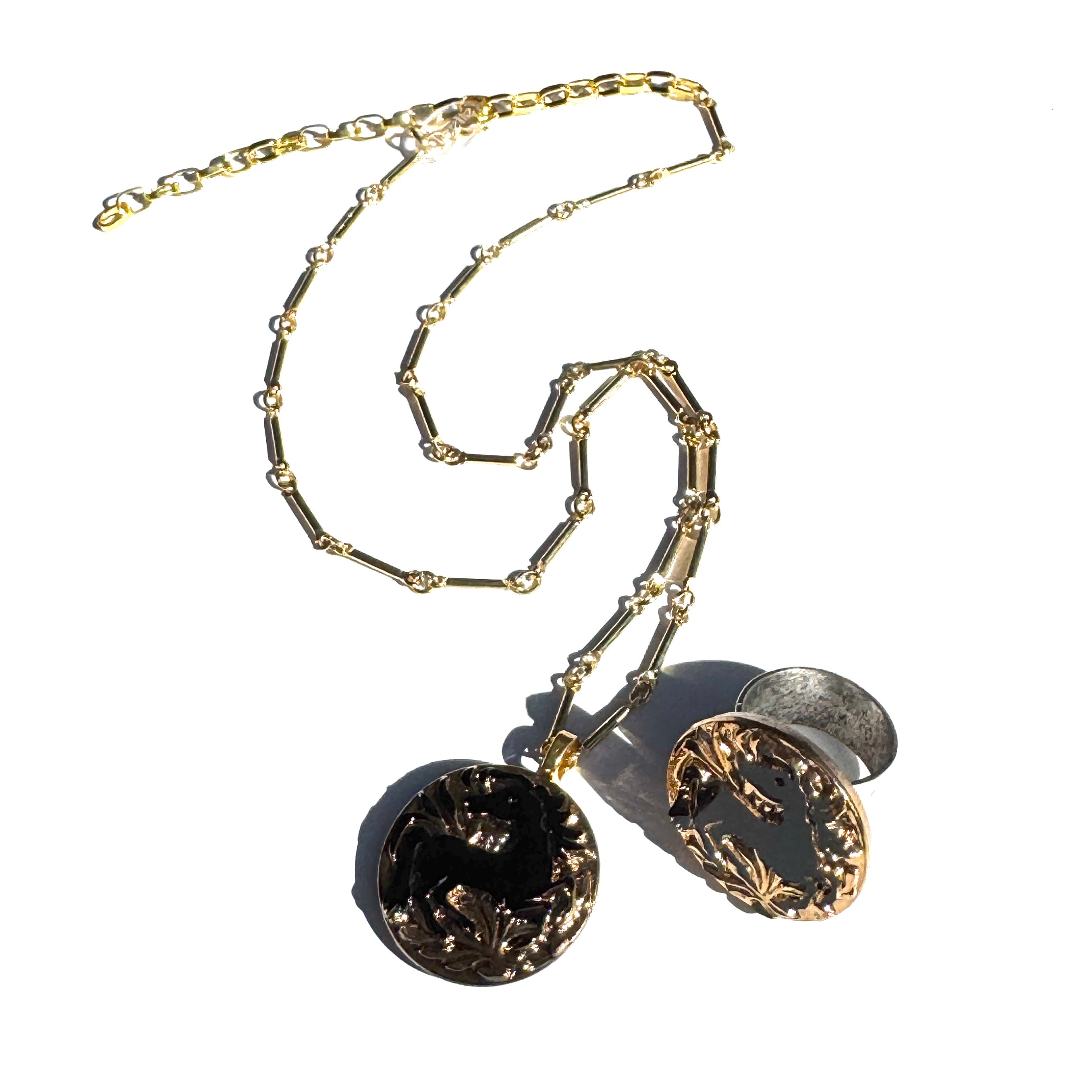 Wildfire Glass Necklace