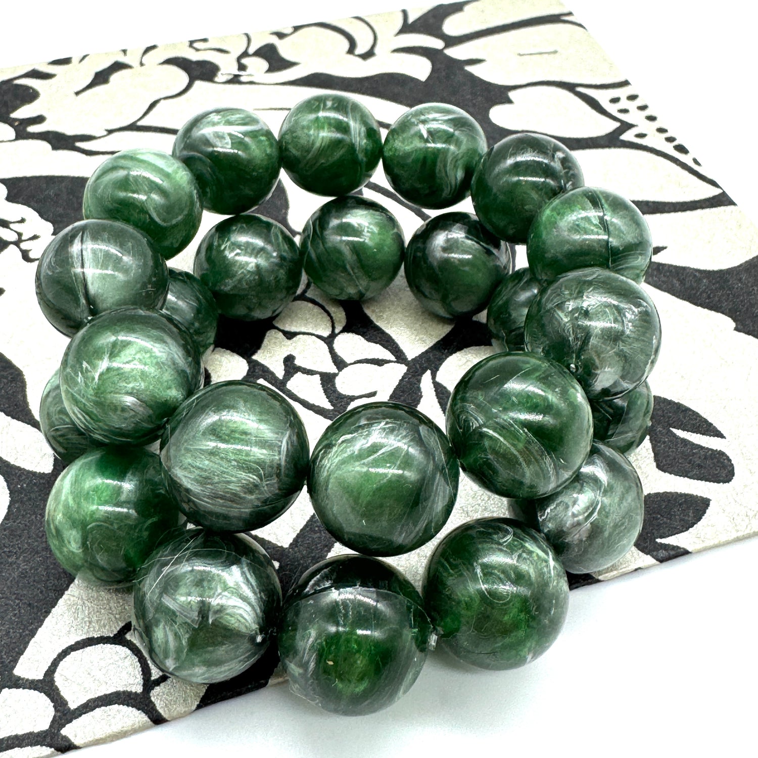 Forest Aura Glow Stack Bracelet