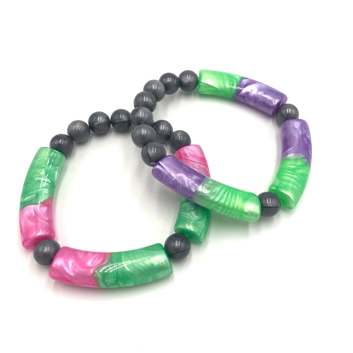 pastel pair bracelets