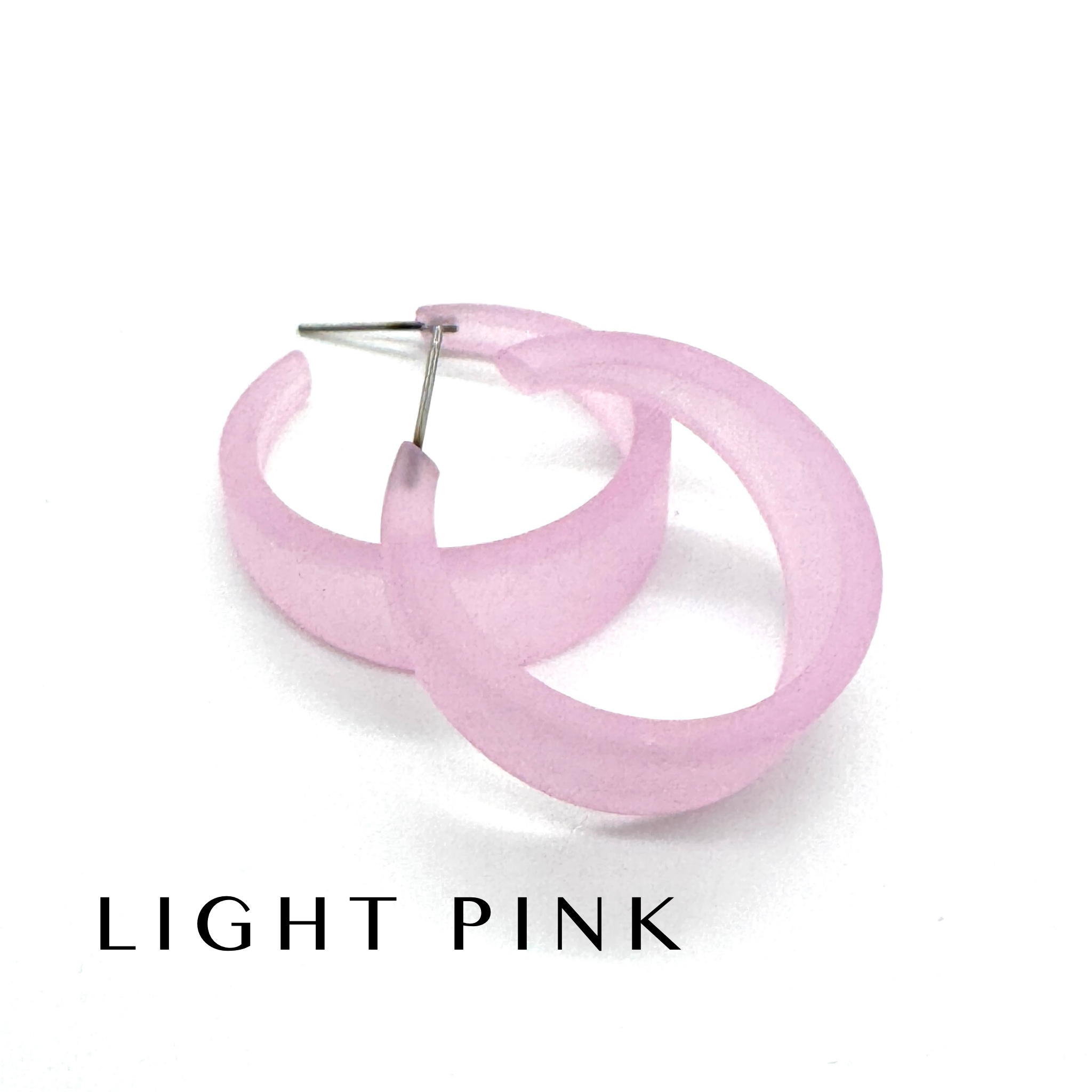 Frosted Emily Hoop Earrings