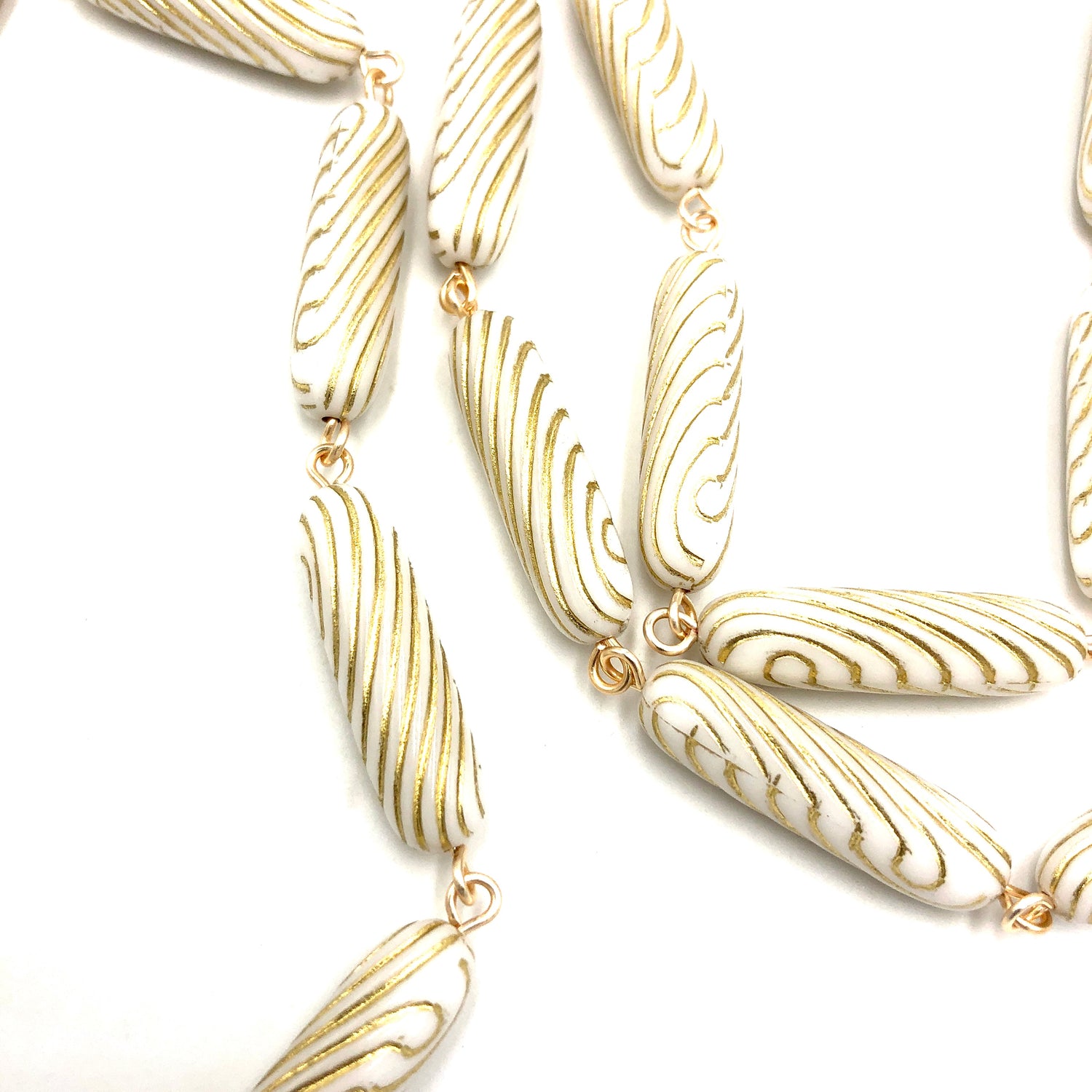 Sand Ripples Rope Necklace