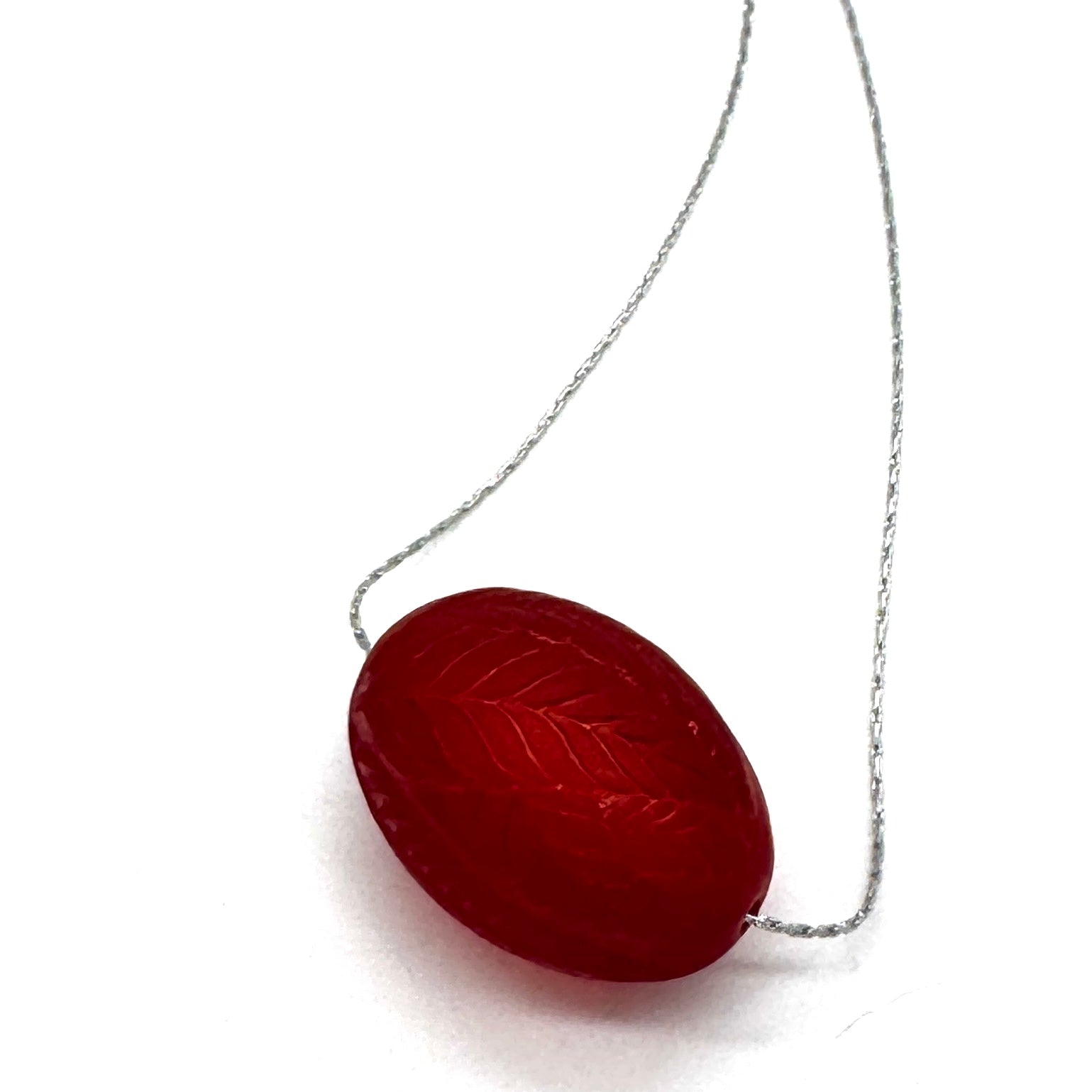 Laurel Leaf Slide Bead Necklace