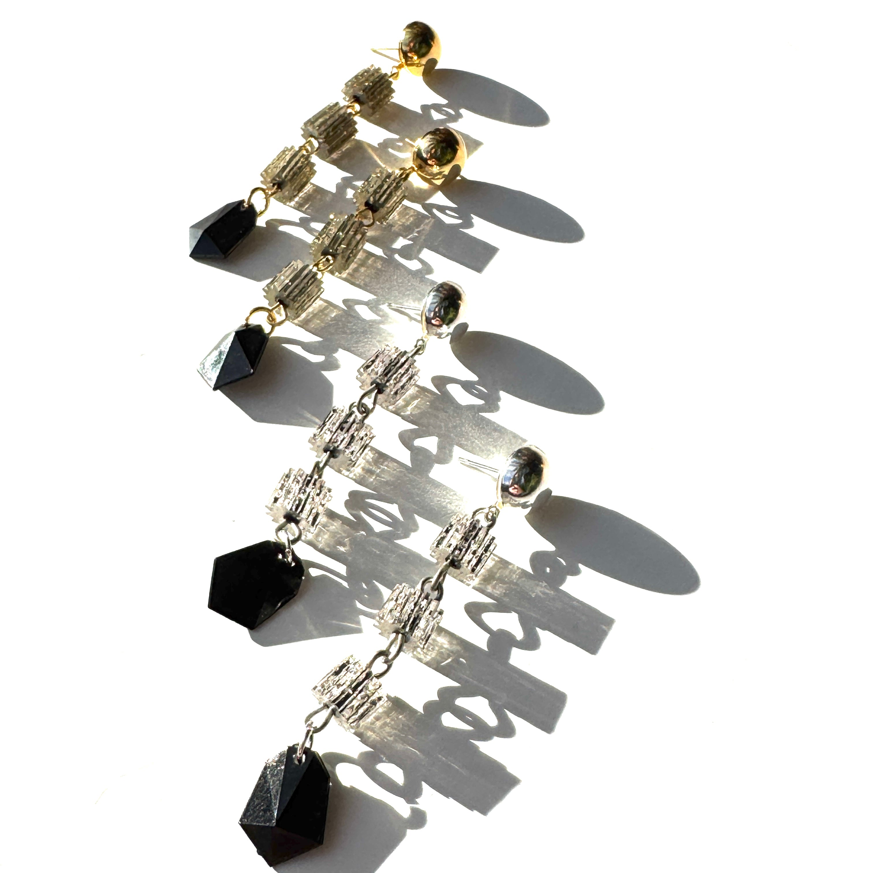 Glitterati Linked Drop Earrings