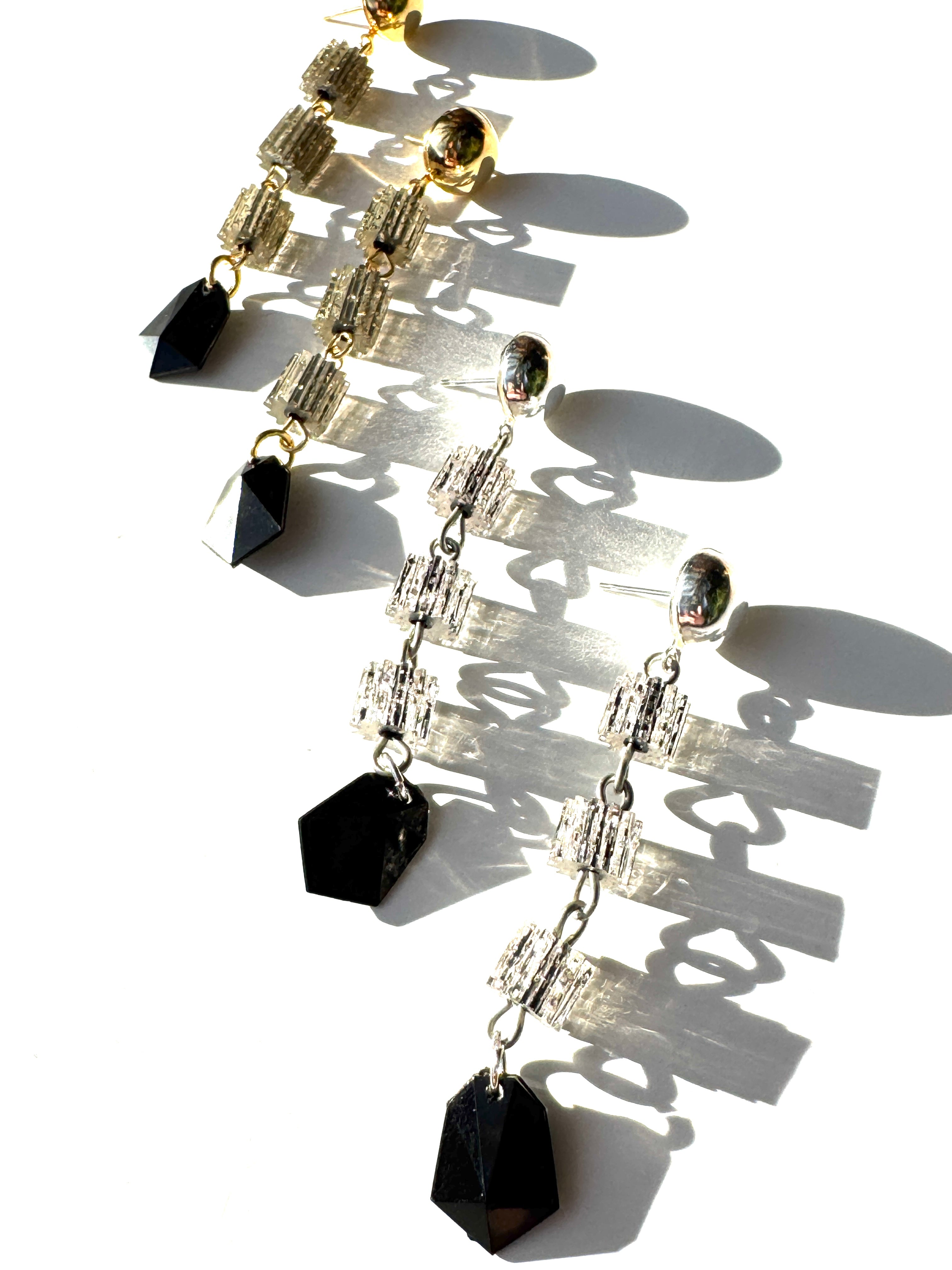 Glitterati Linked Drop Earrings