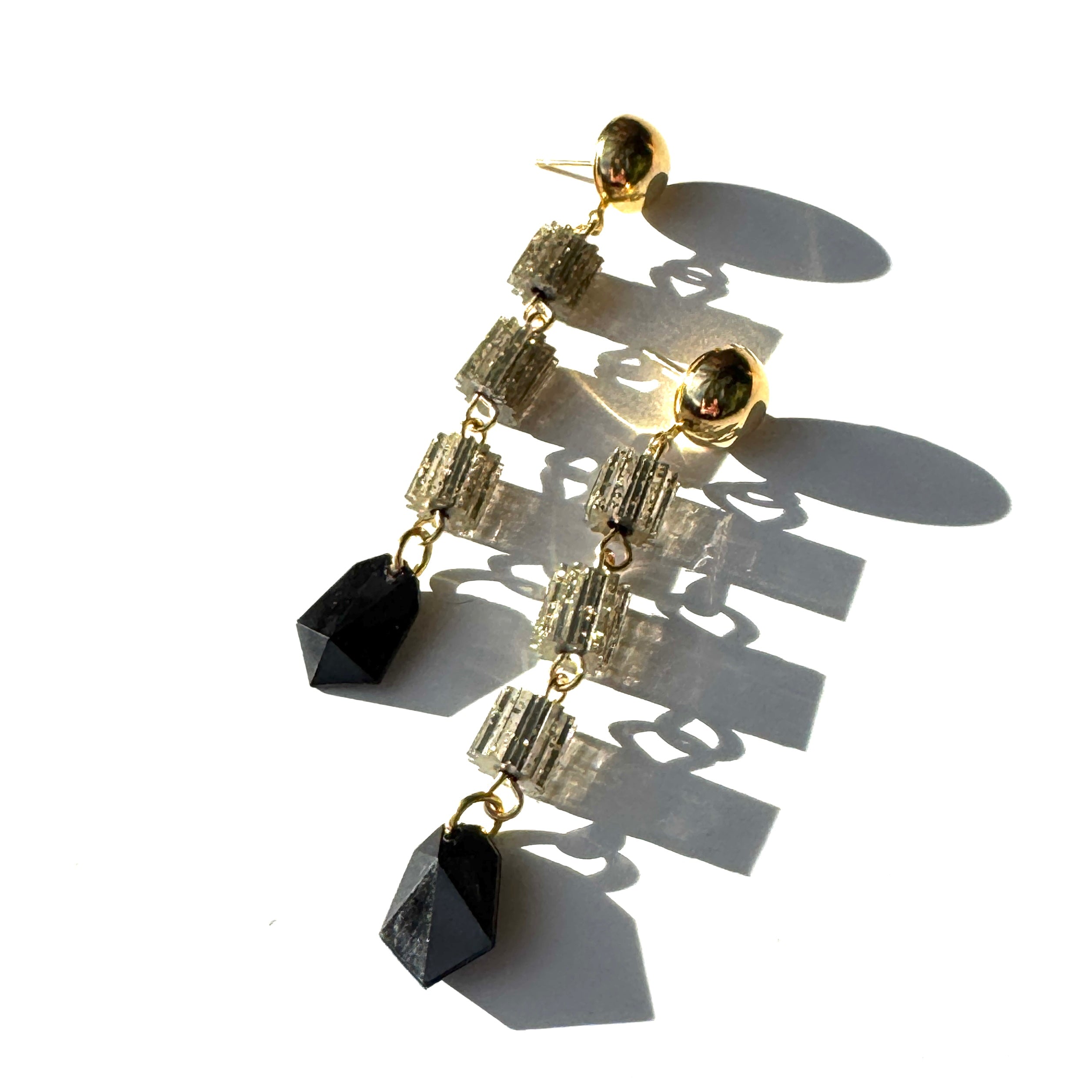 Glitterati Linked Drop Earrings