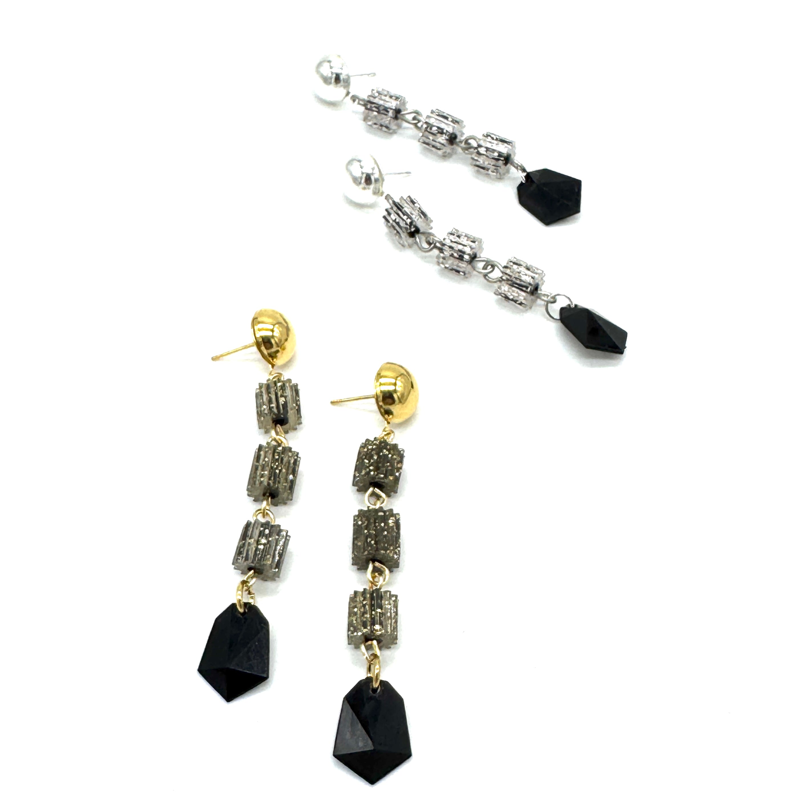 Glitterati Linked Drop Earrings