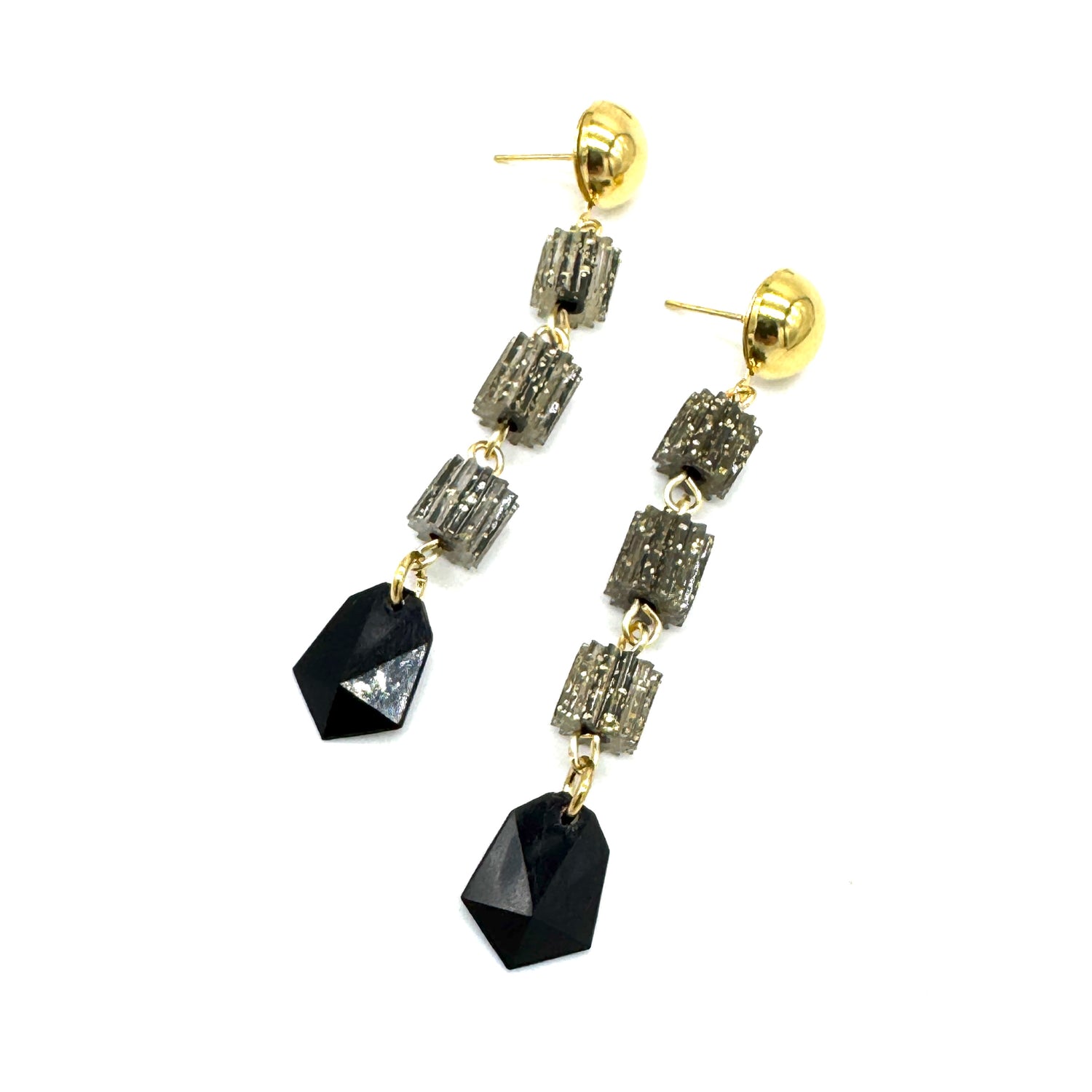 Glitterati Linked Drop Earrings