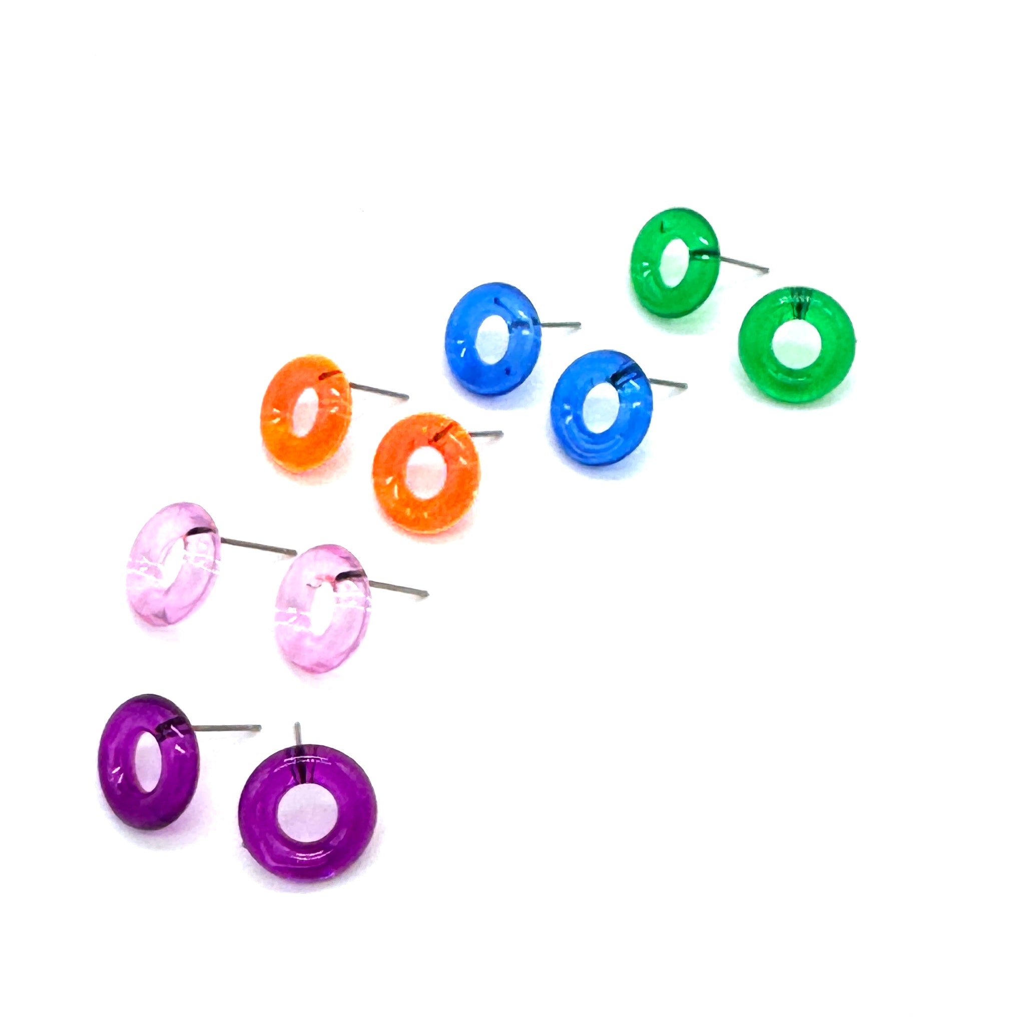 Mini Donut Stud Earrings - DoorBusters!