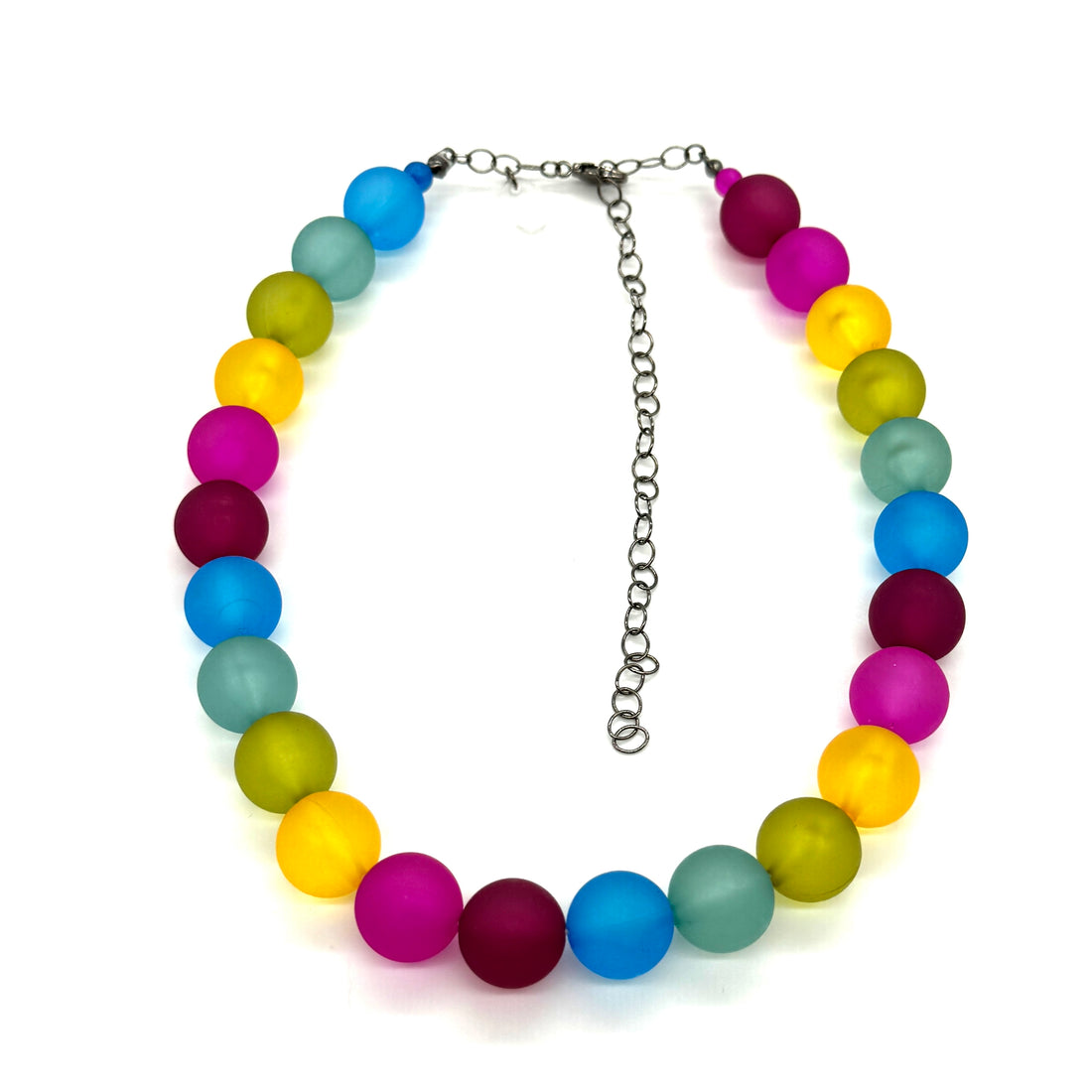 Rainbow Frosted Marco Necklace