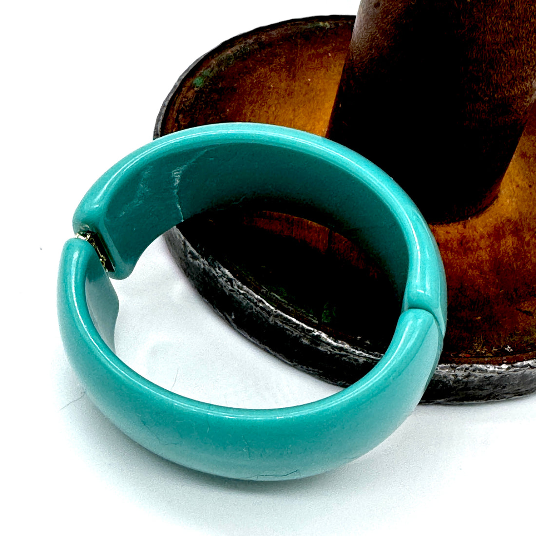 Teal Clamper Bracelet