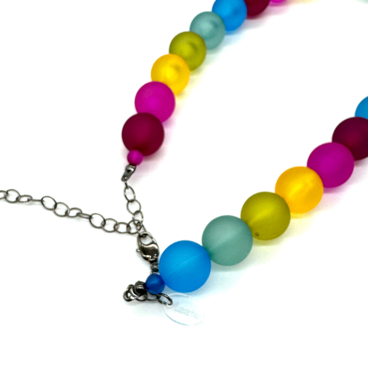 Rainbow Frosted Marco Necklace