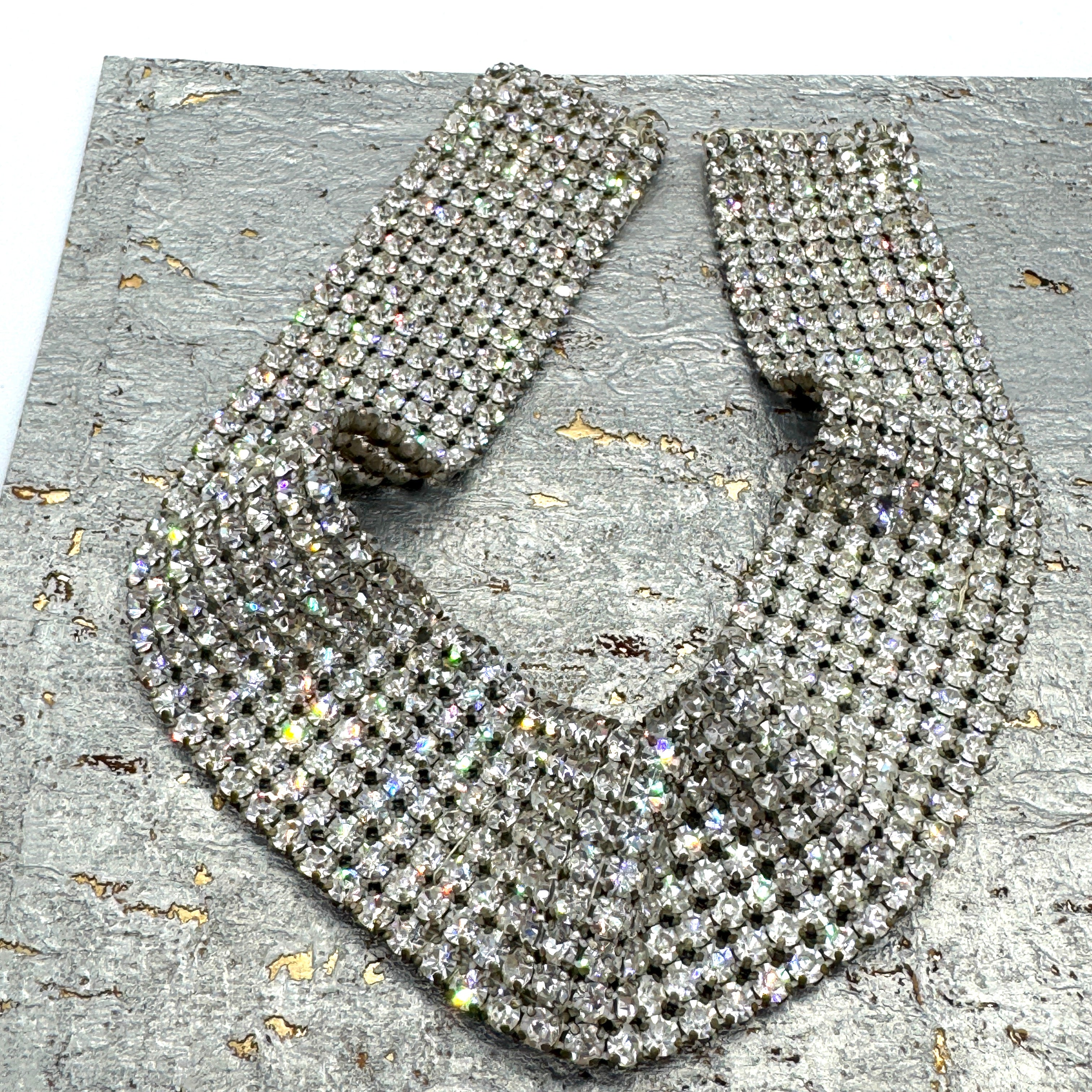 Antique Rhinestone Crystal Collar