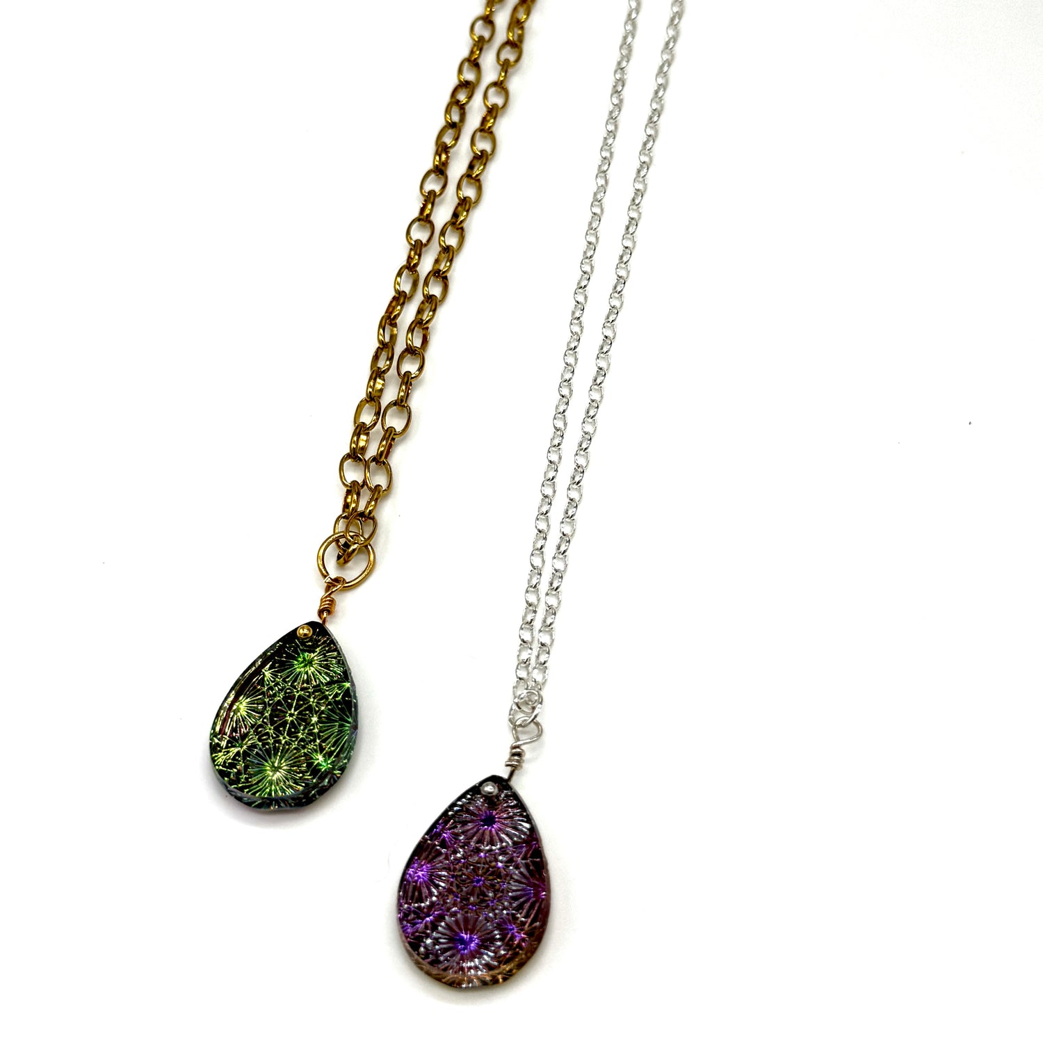 Supernova Glass Pendant Necklace