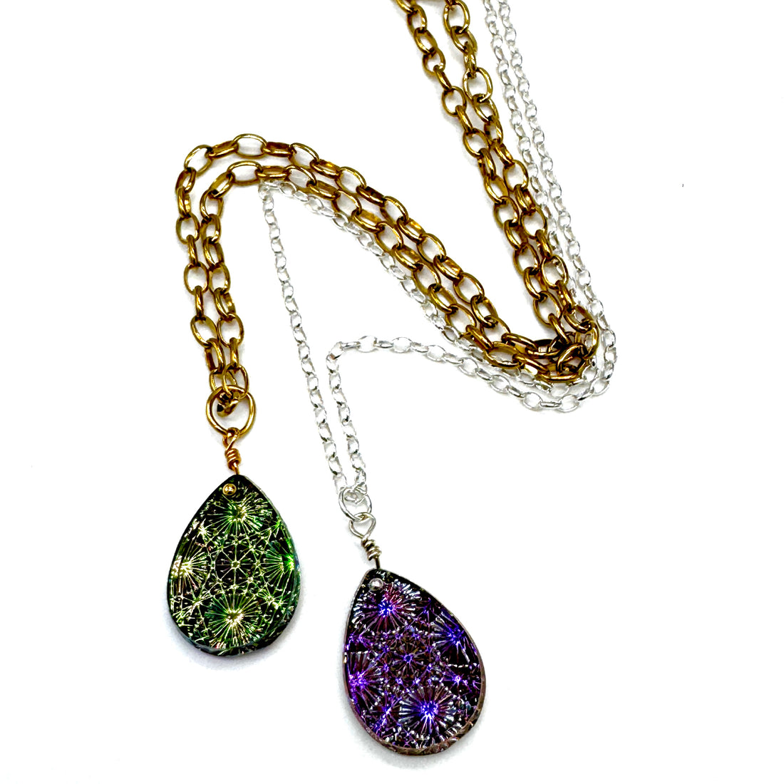 Supernova Glass Pendant Necklace
