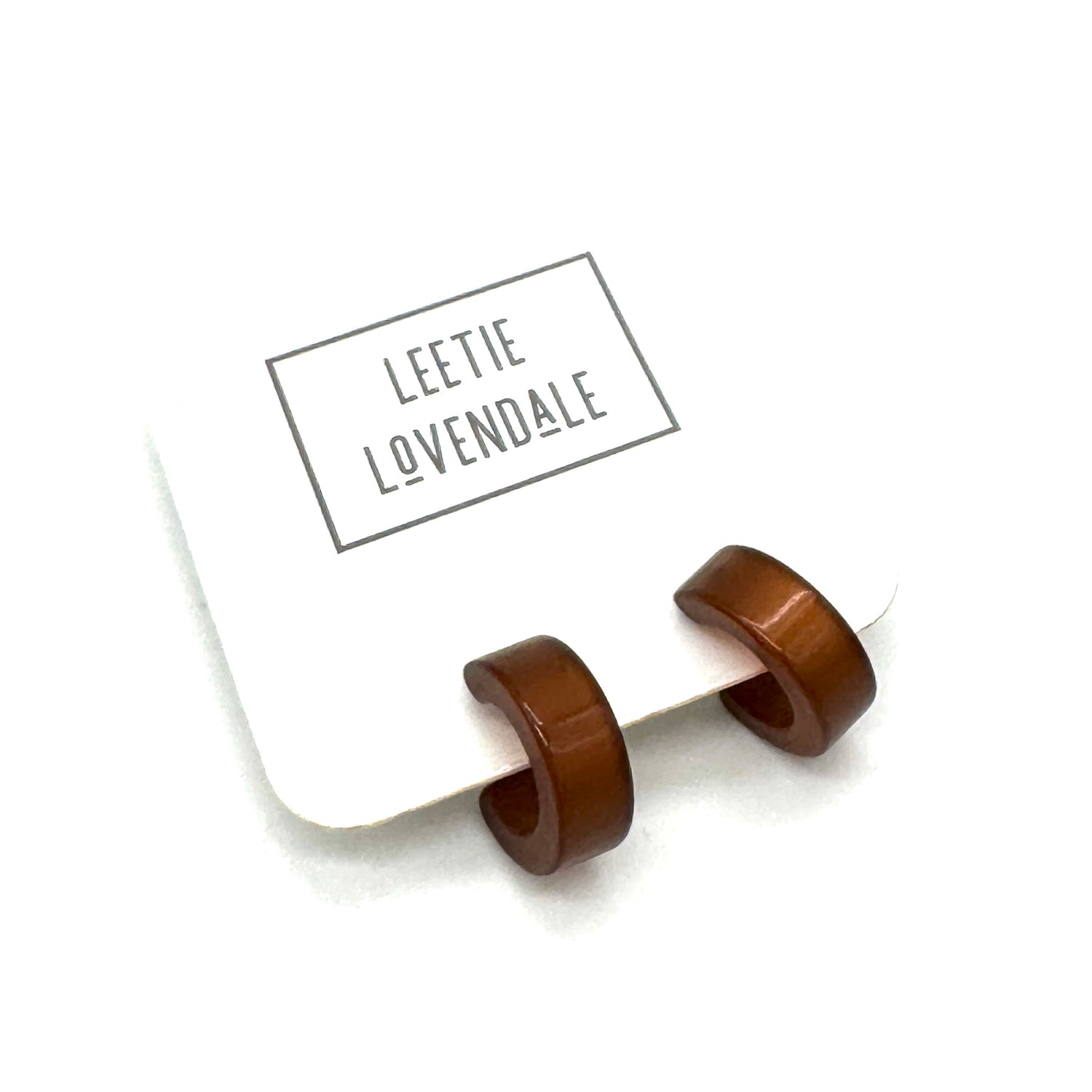 Moonglow Mini Hugger Hoop Earrings