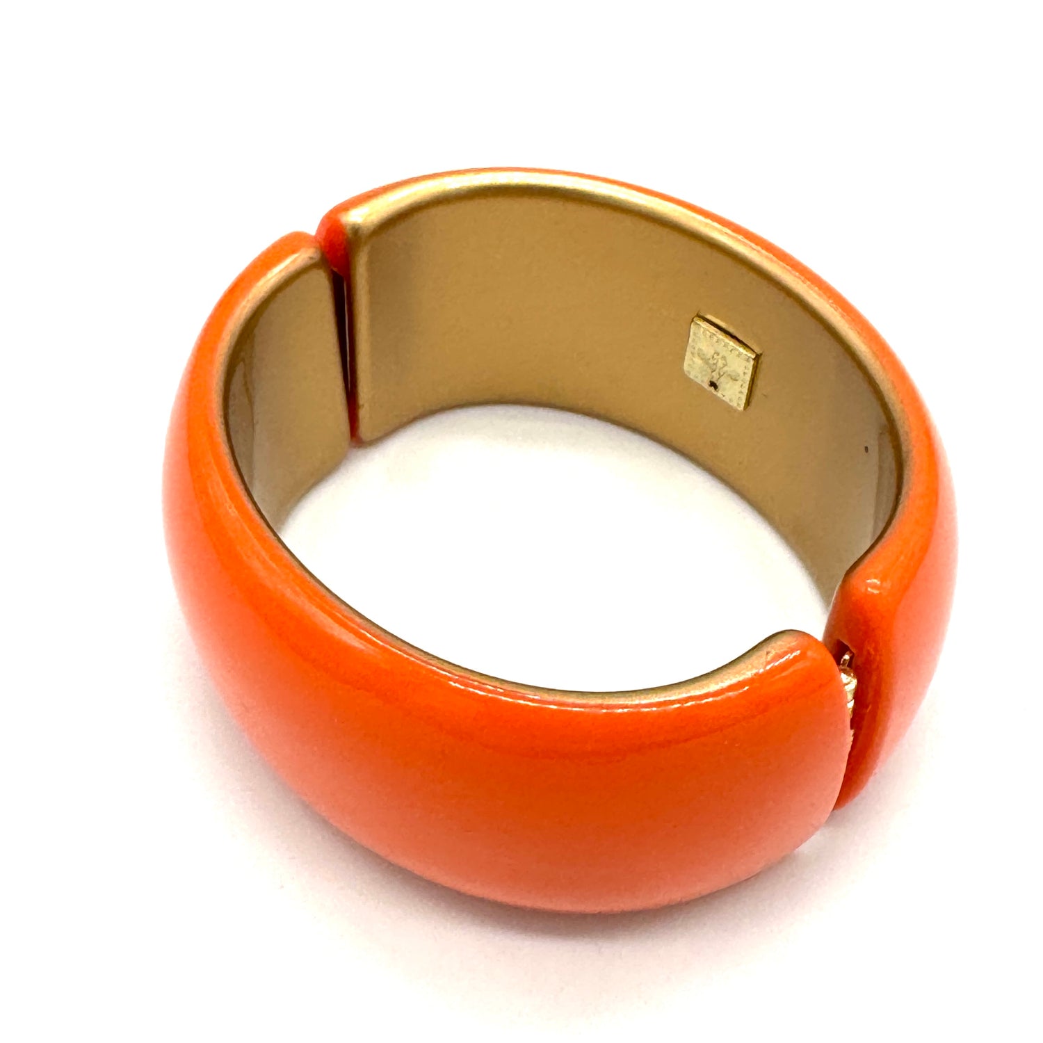 Deep Orange Queen Bee Clamper Bracelet