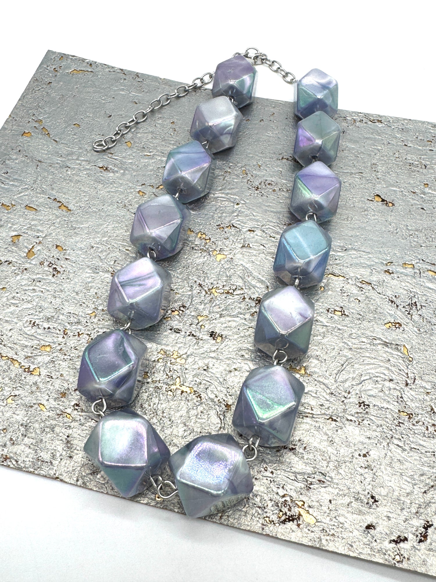 Blue Box of Borealis Amelia Necklace