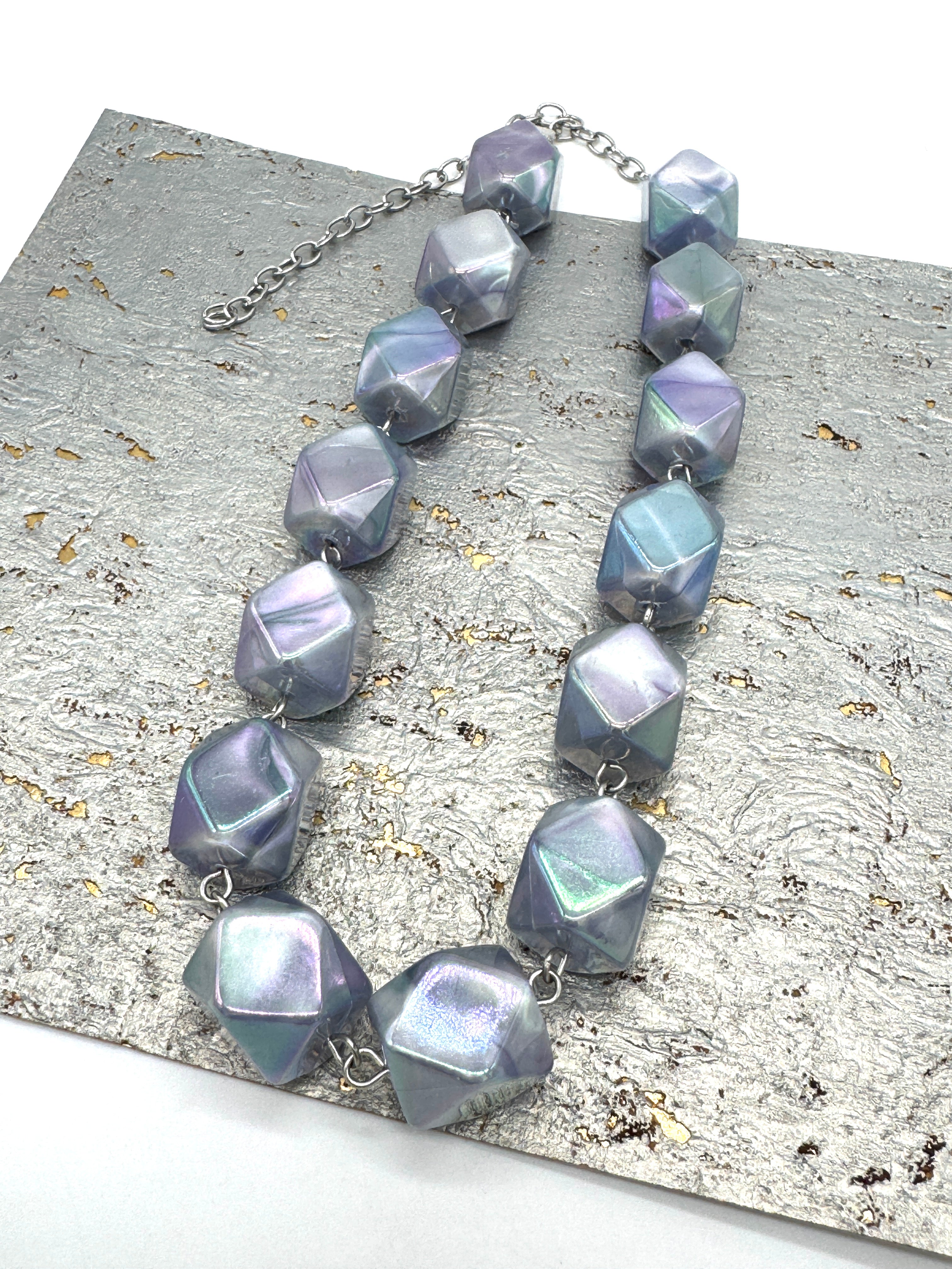 Blue Box of Borealis Amelia Necklace