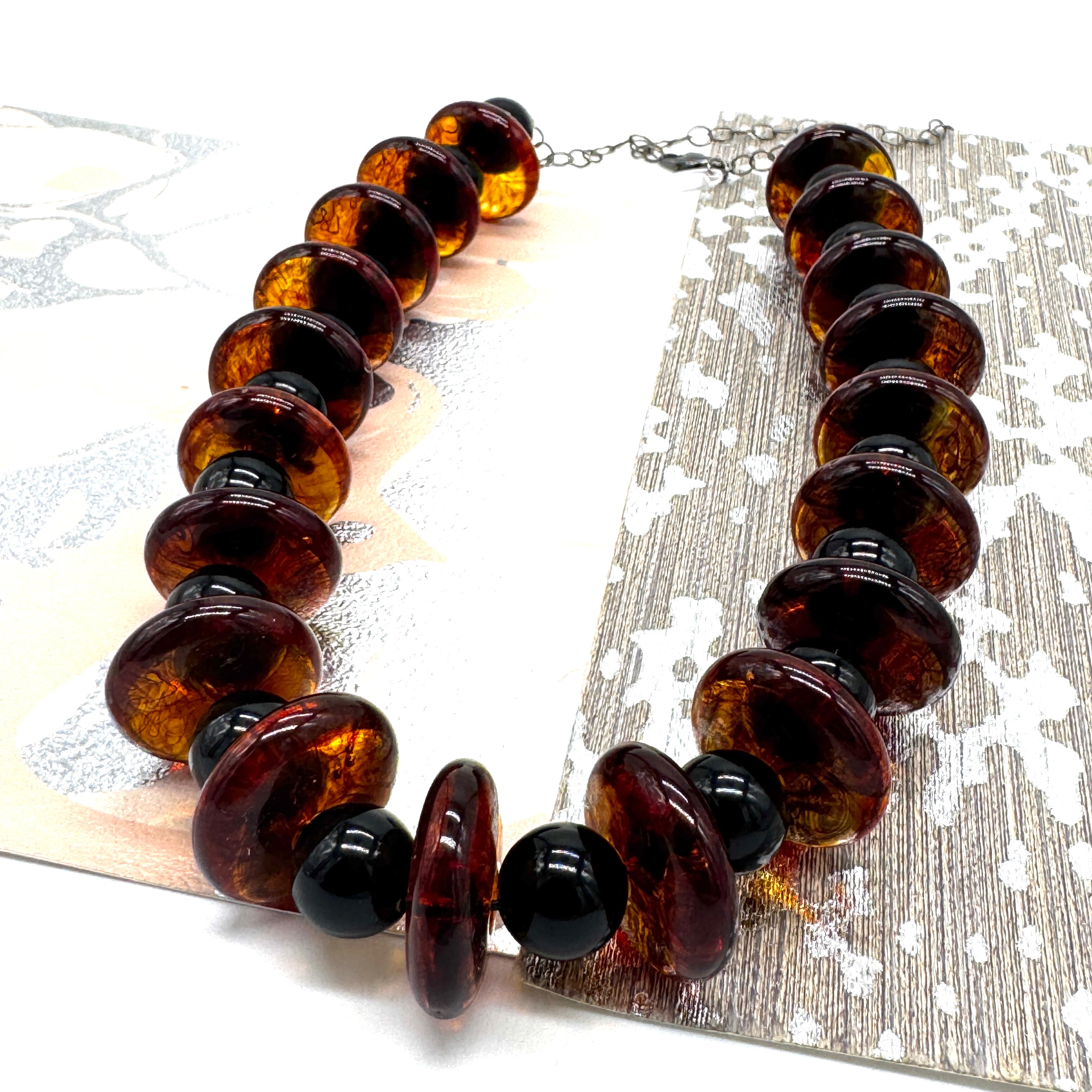 Tortoise Eclipse Marco Necklace