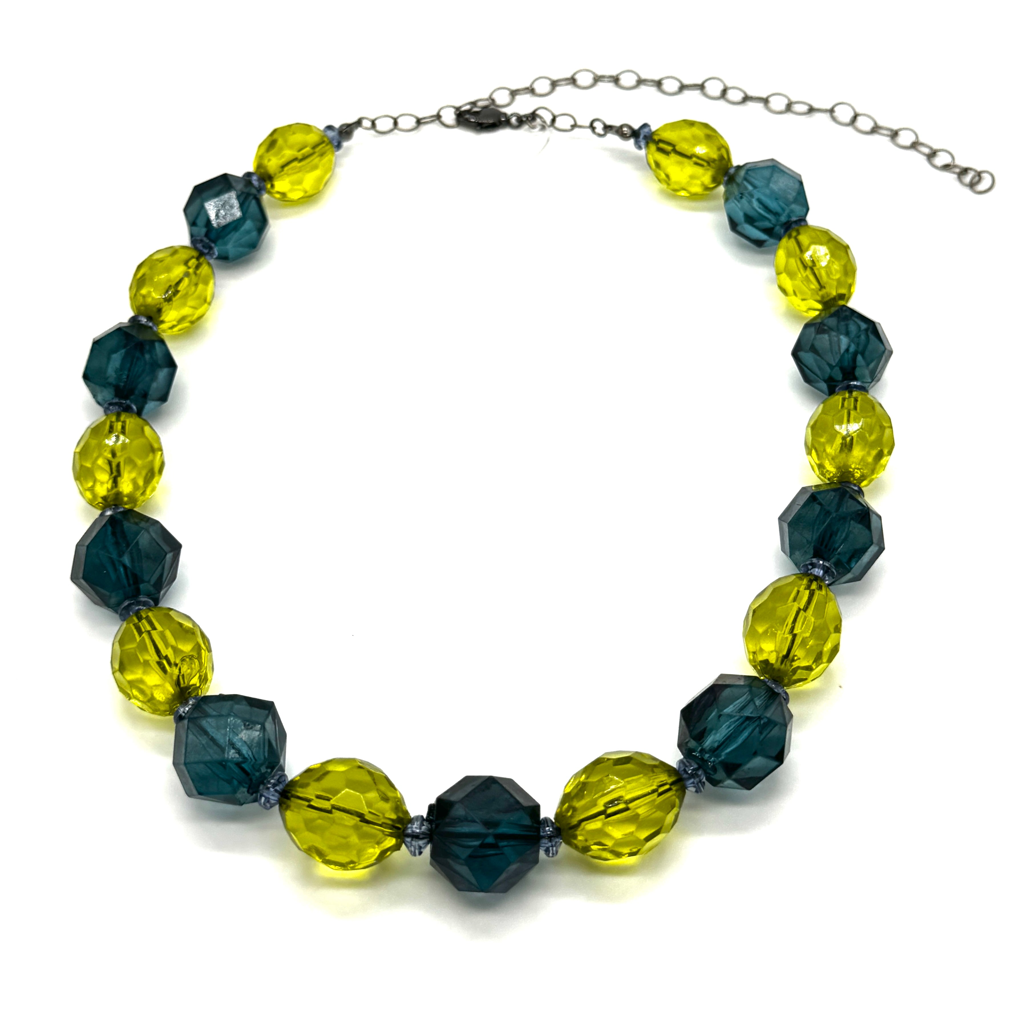 Chartreuse Current Marco Necklace