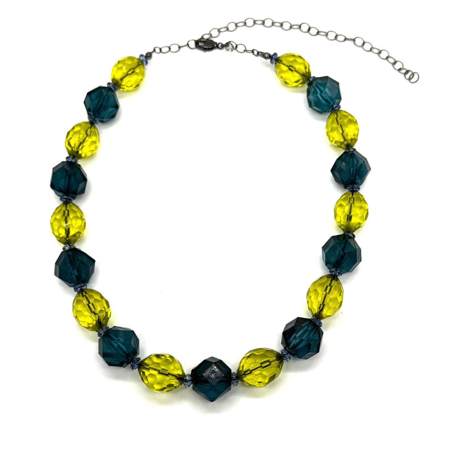 Chartreuse Current Marco Necklace