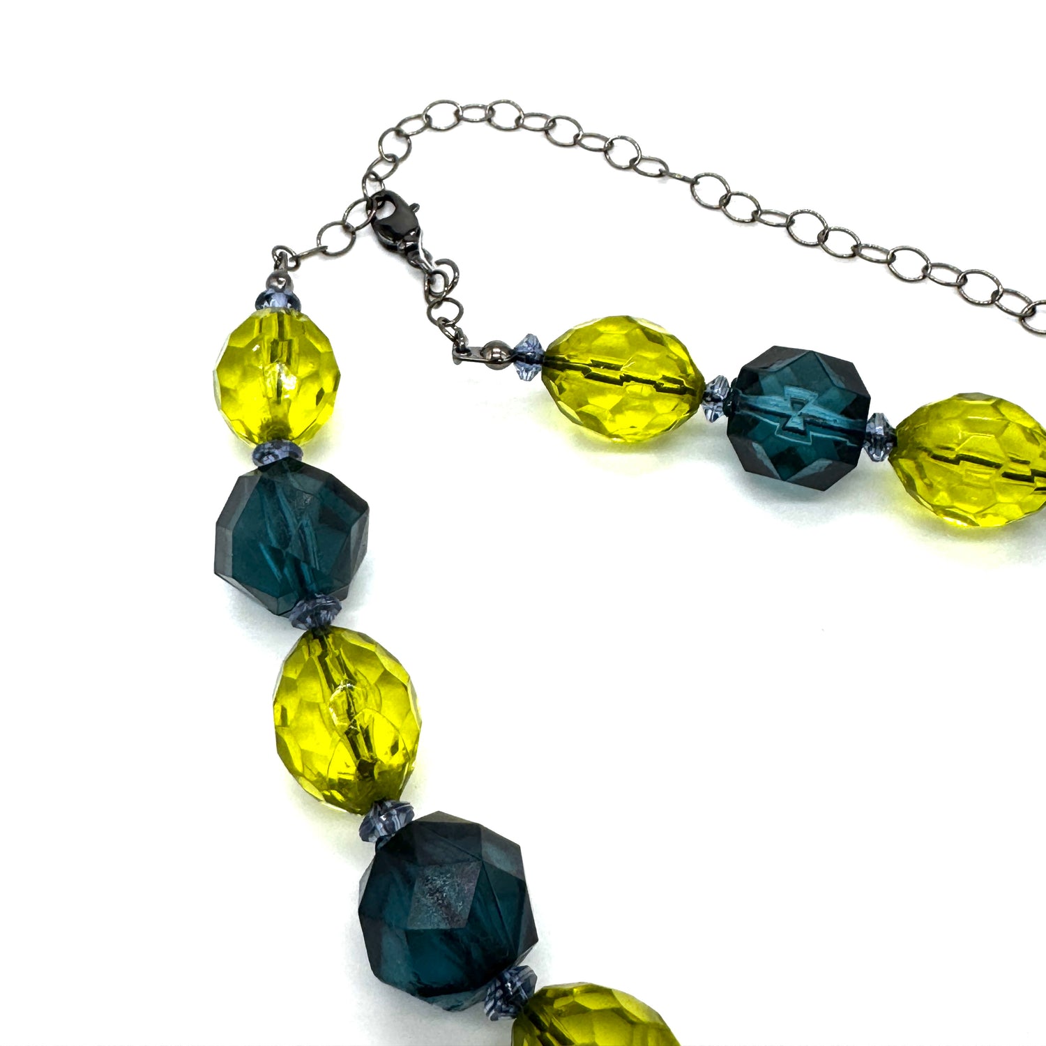 Chartreuse Current Marco Necklace