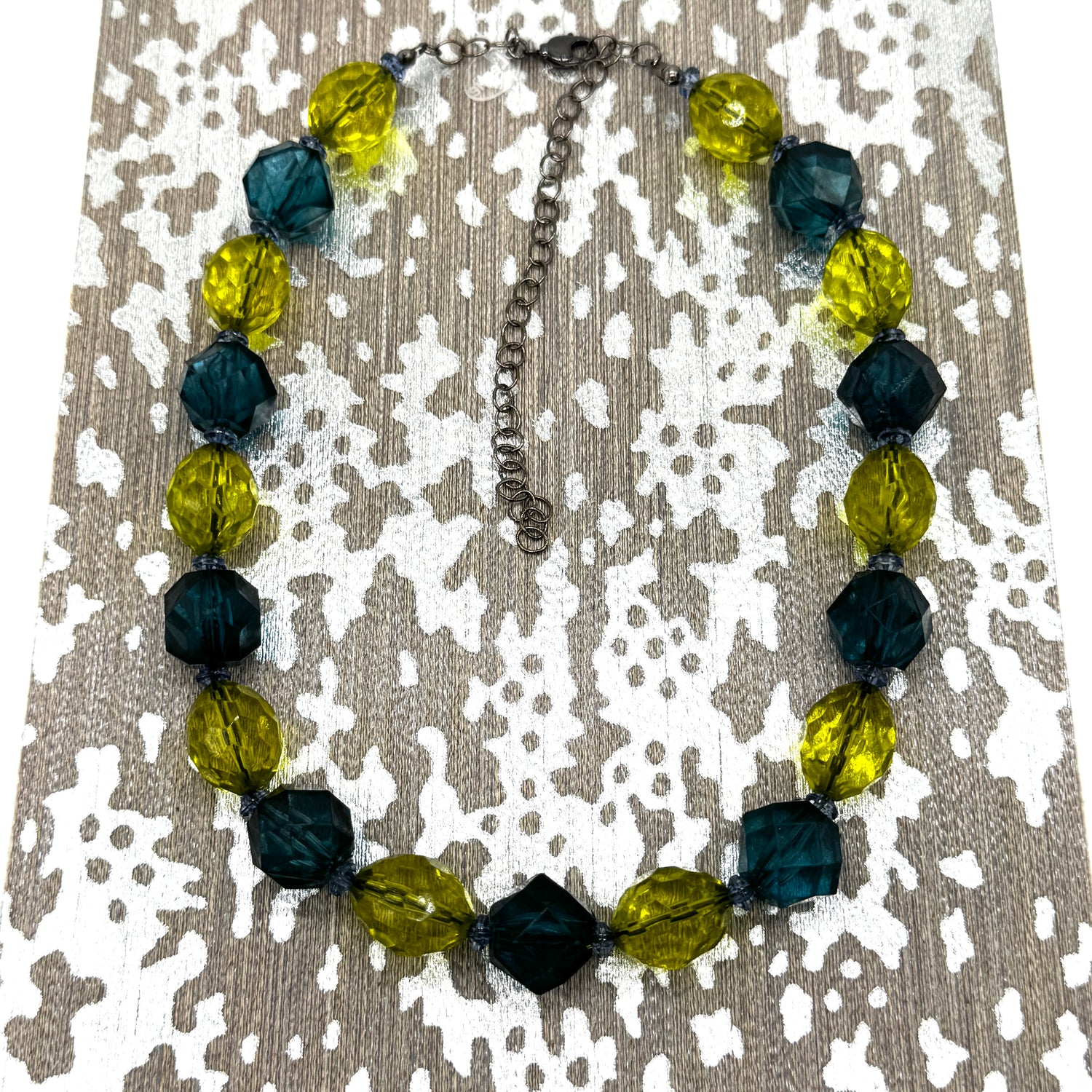 Chartreuse Current Marco Necklace