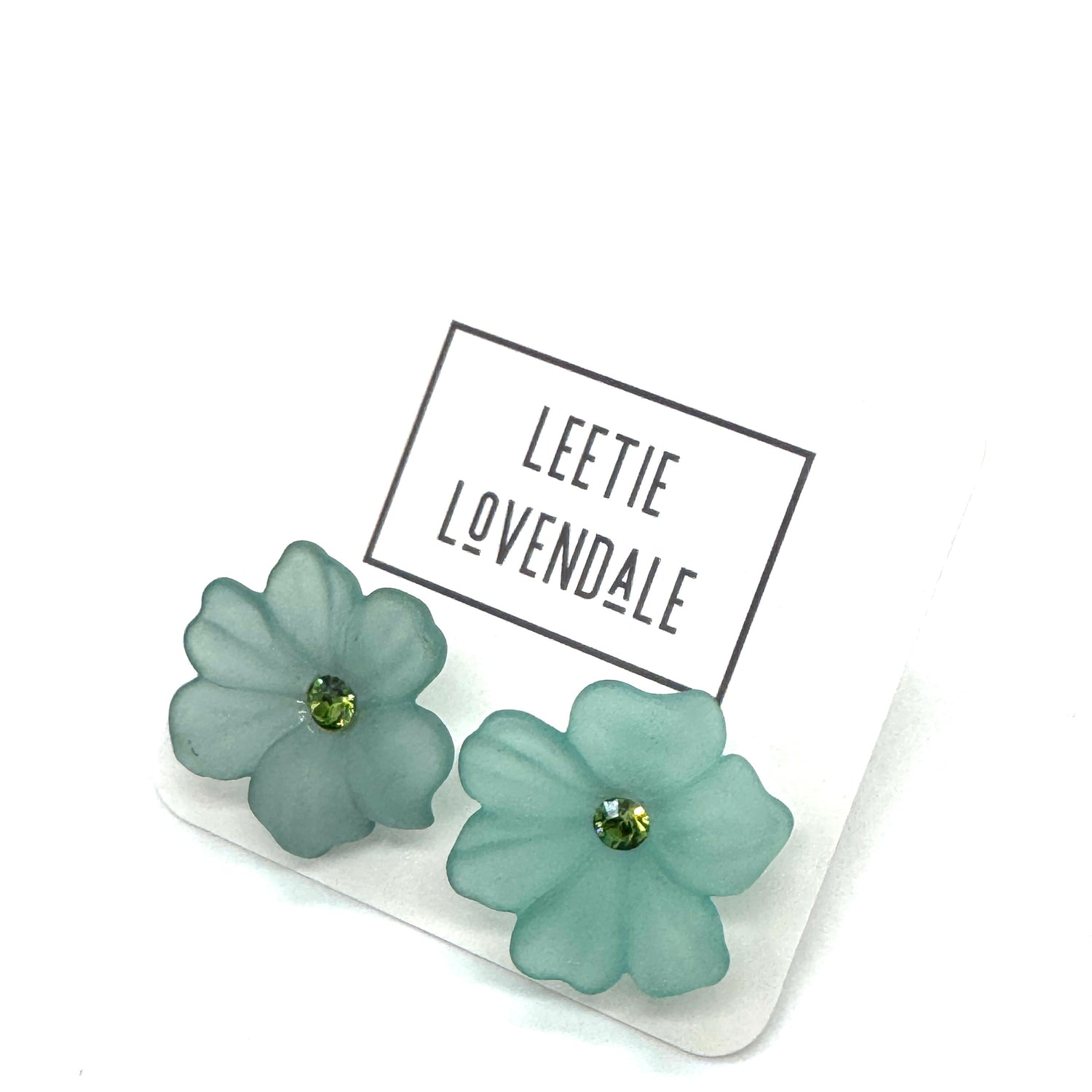 Jumbo Crystal Bloom Stud Earrings