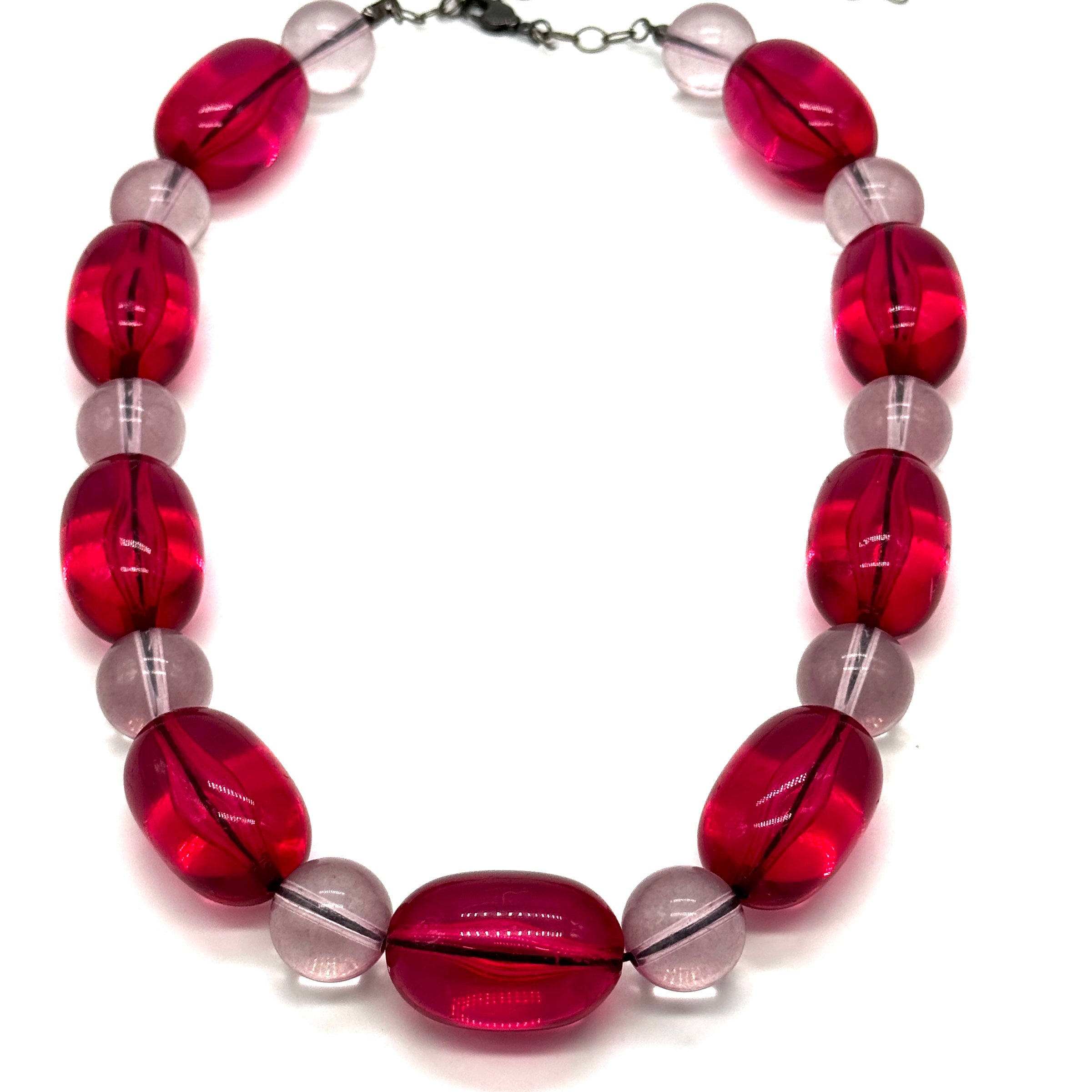 Cranberry Kiss Marco Necklace