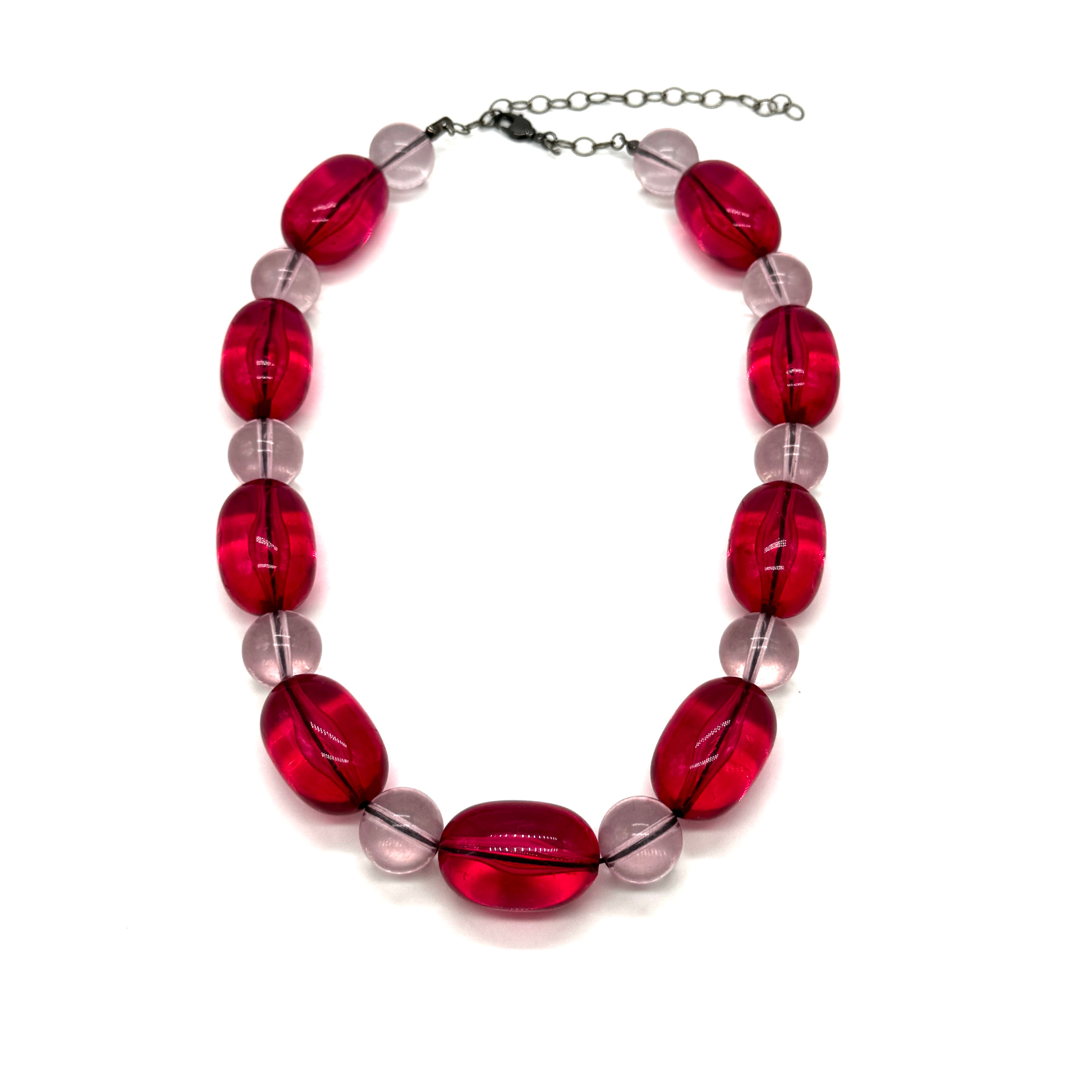 Cranberry Kiss Marco Necklace