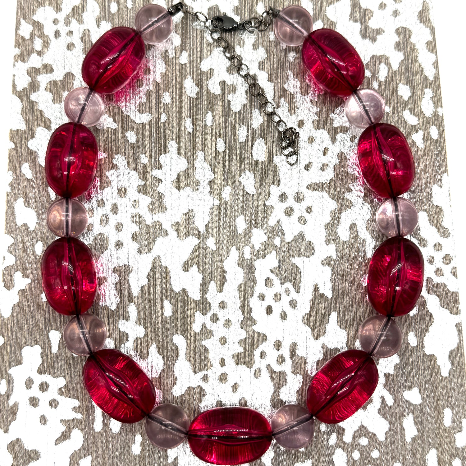 Cranberry Kiss Marco Necklace