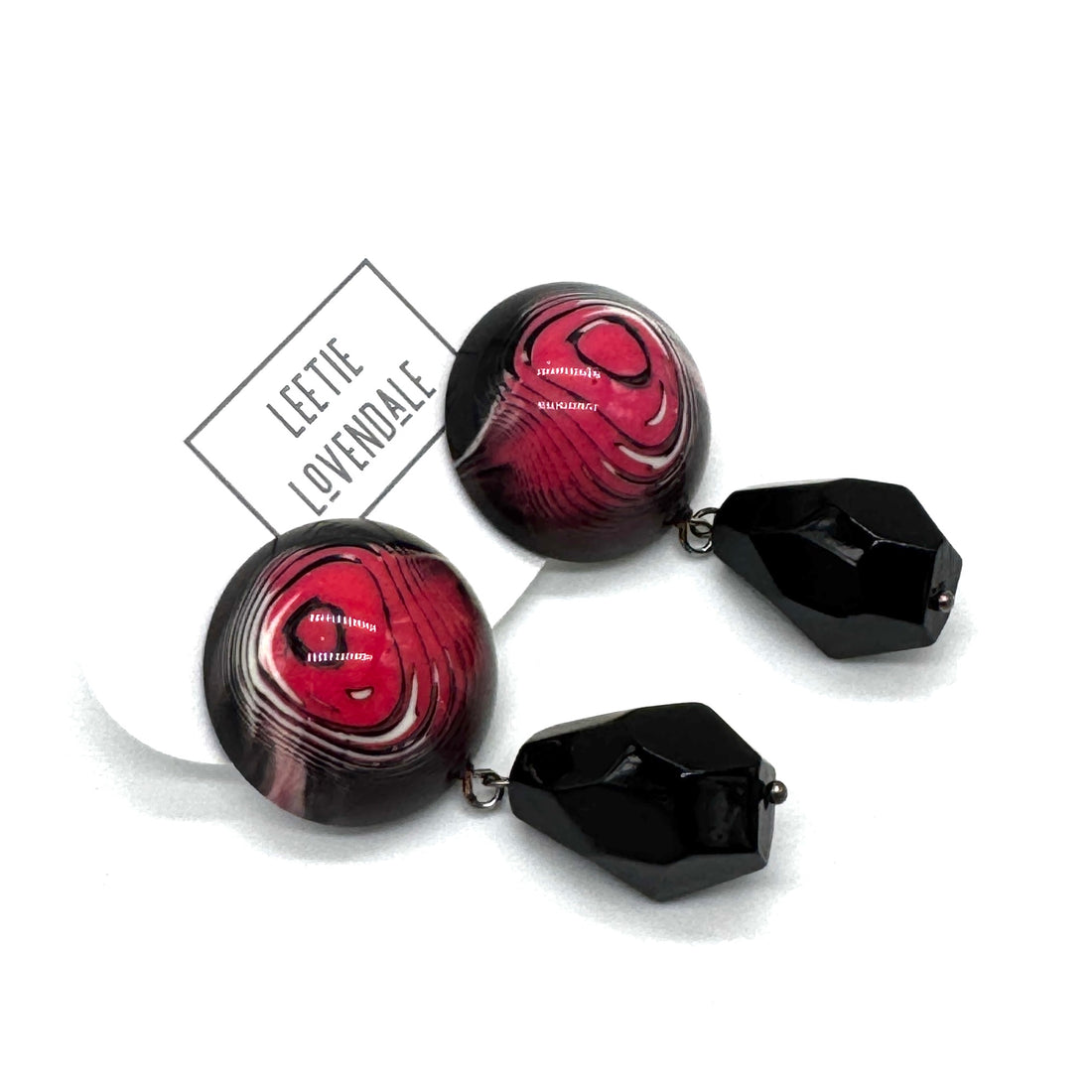 Cherry Bomb Vortex Earrings
