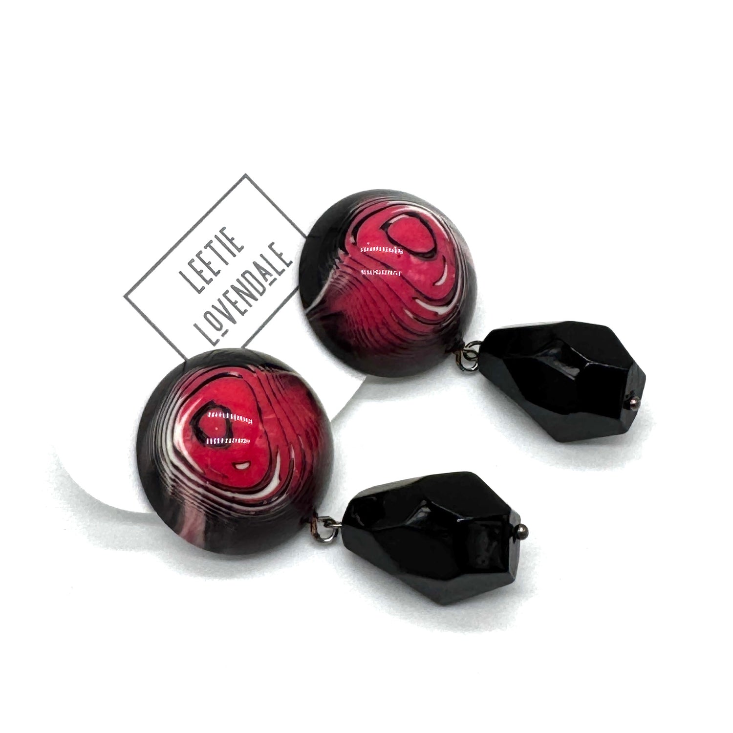 Cherry Bomb Vortex Earrings